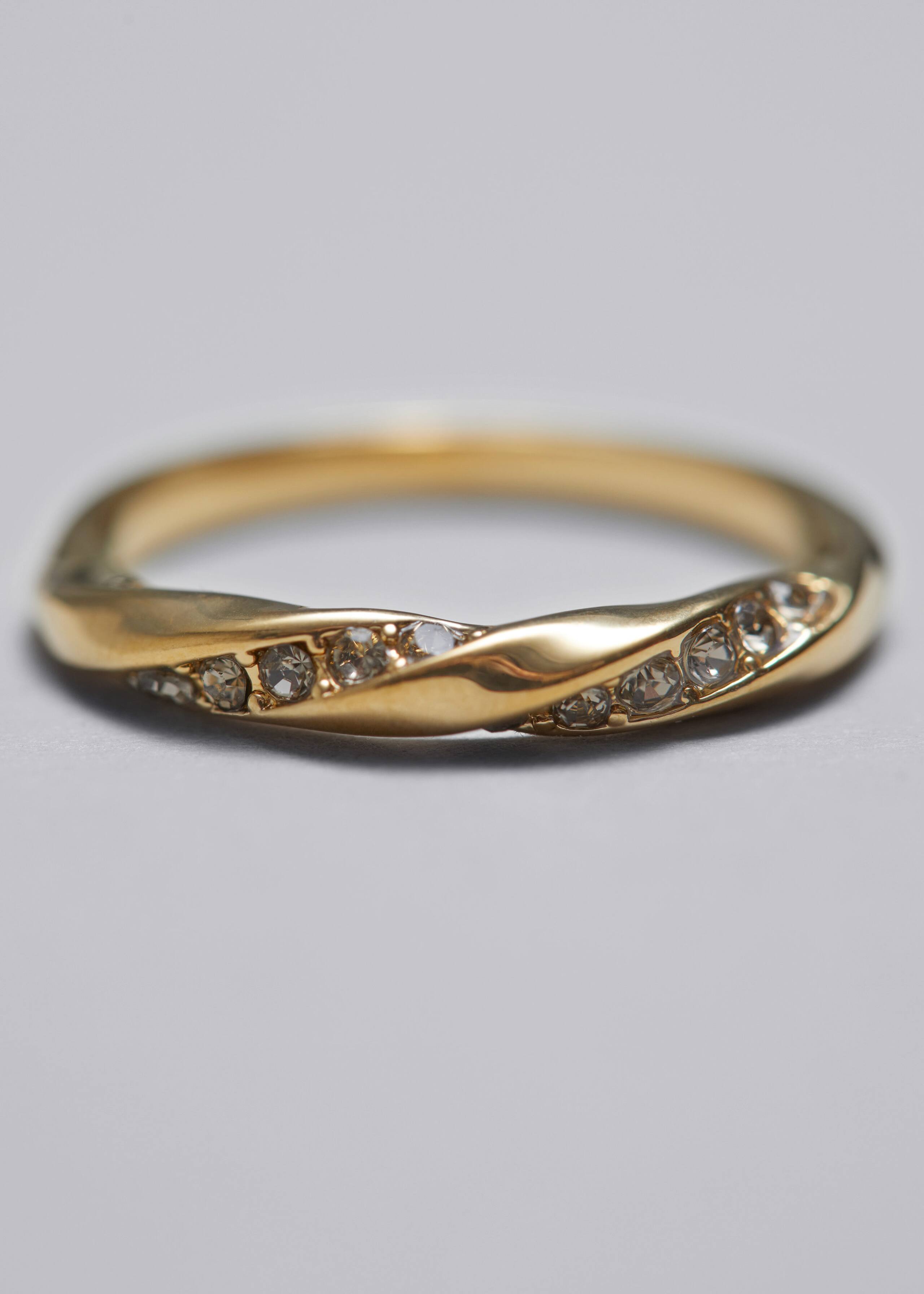 Anello Crystal Twist - Oro - Natura morta