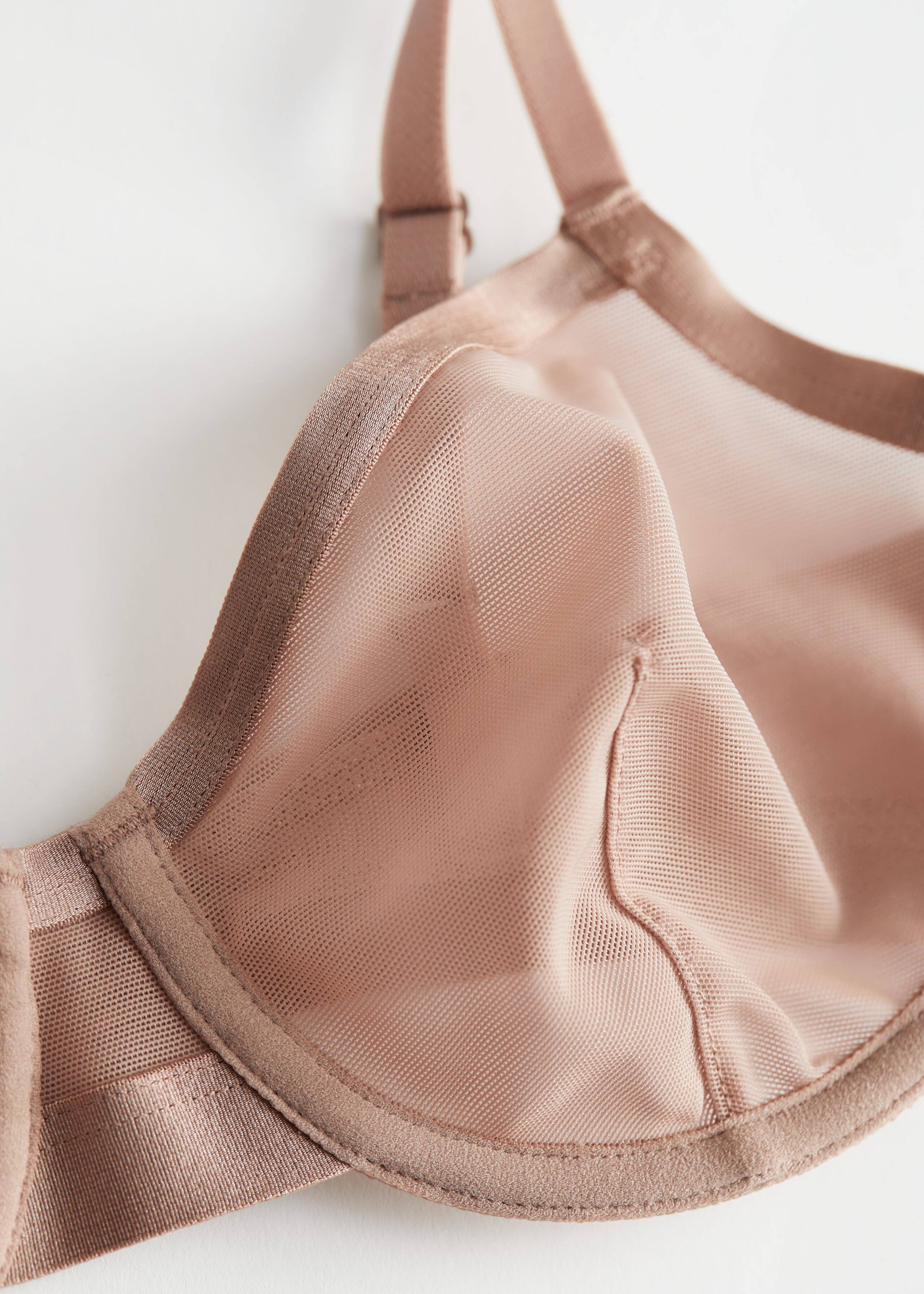 Sheer Mesh Underwire Bra - {{variantName}} - Descrizione dettagliata