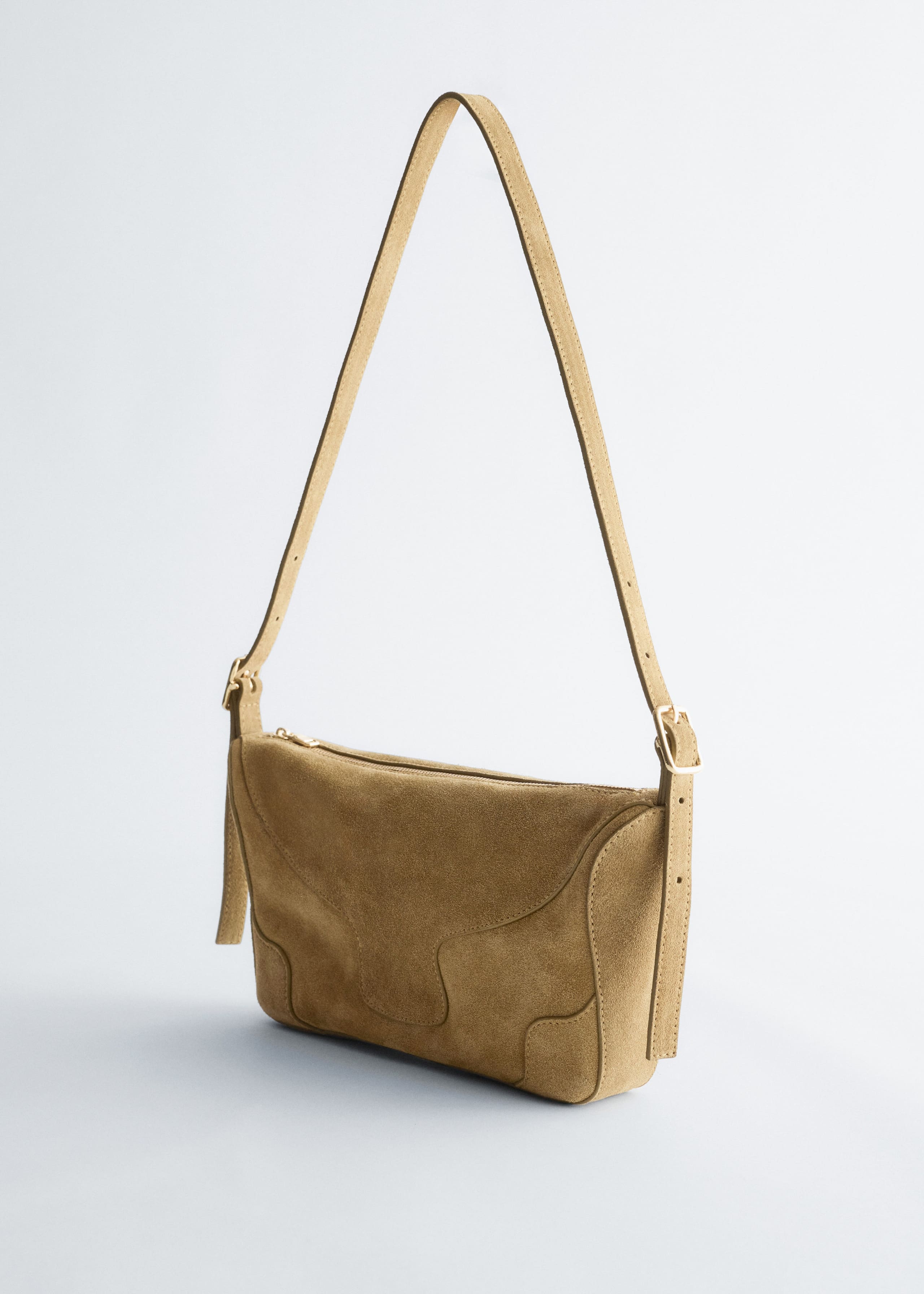 Image of Rectangular Leather Crossbody Bag