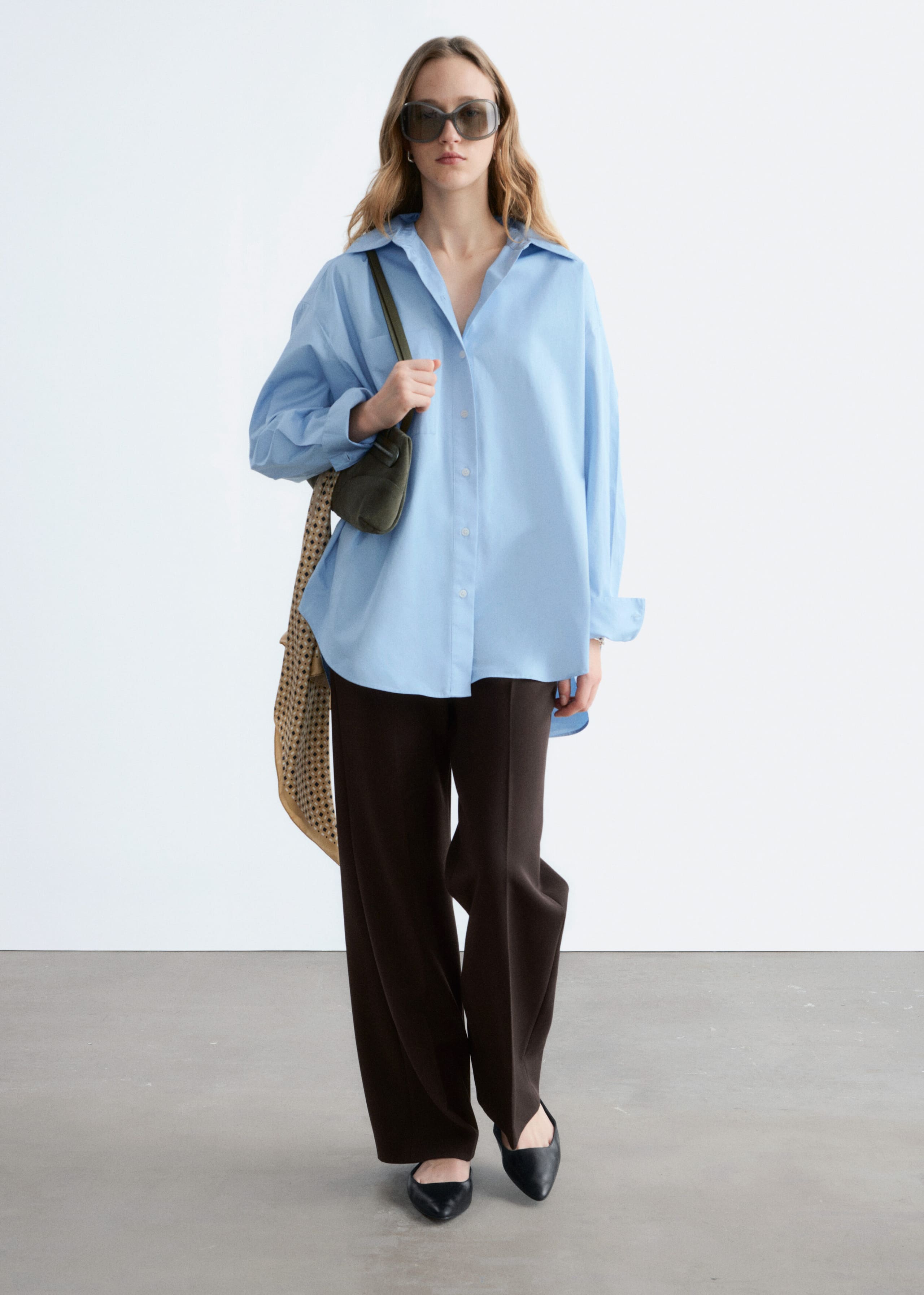 Image of Straight Press-Crease Trousers