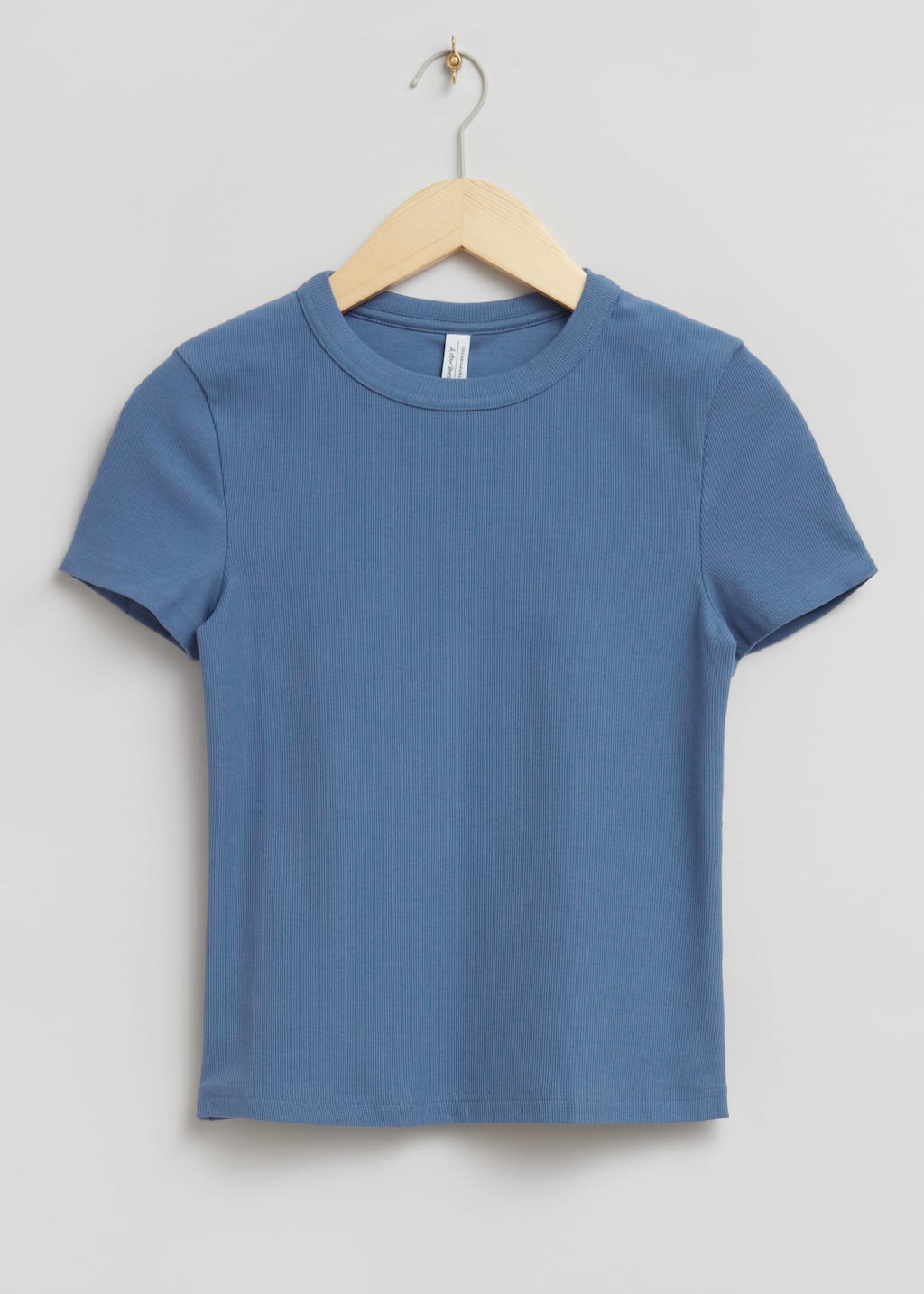 Camiseta recortada de canalé - Topo - Bodegón