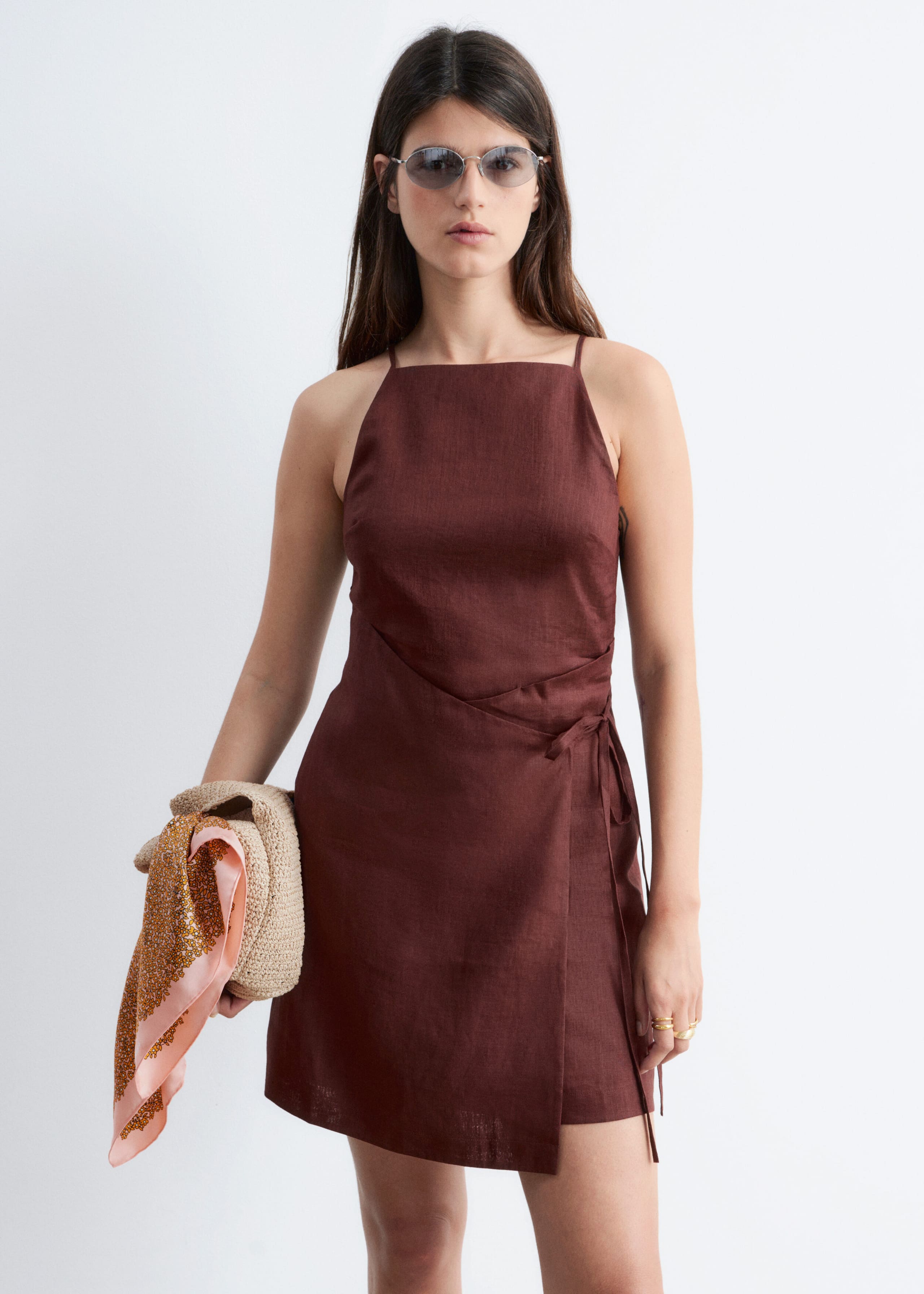 Image of Linen Mini Dress