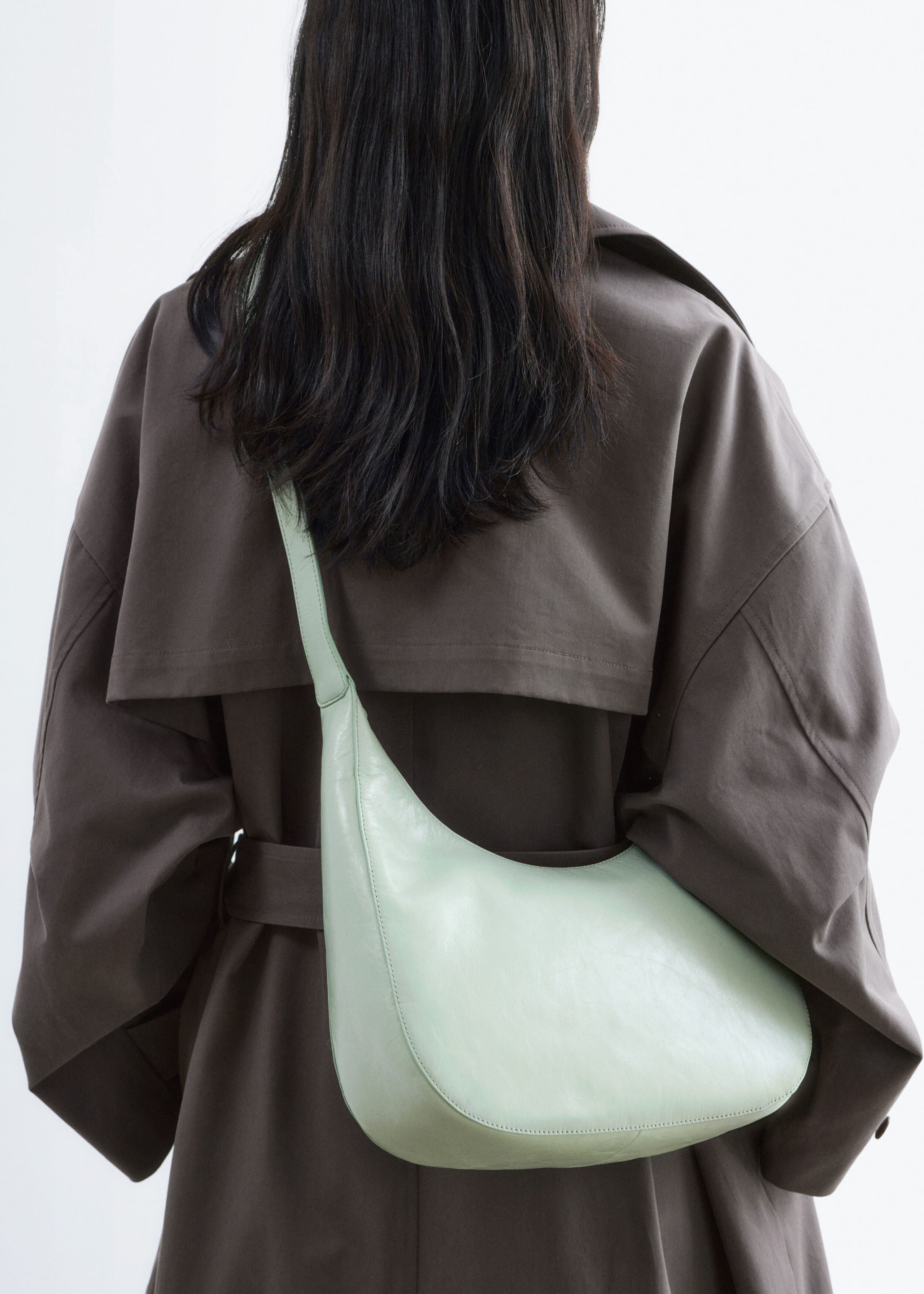 Image of Borsa a tracolla a mezzaluna