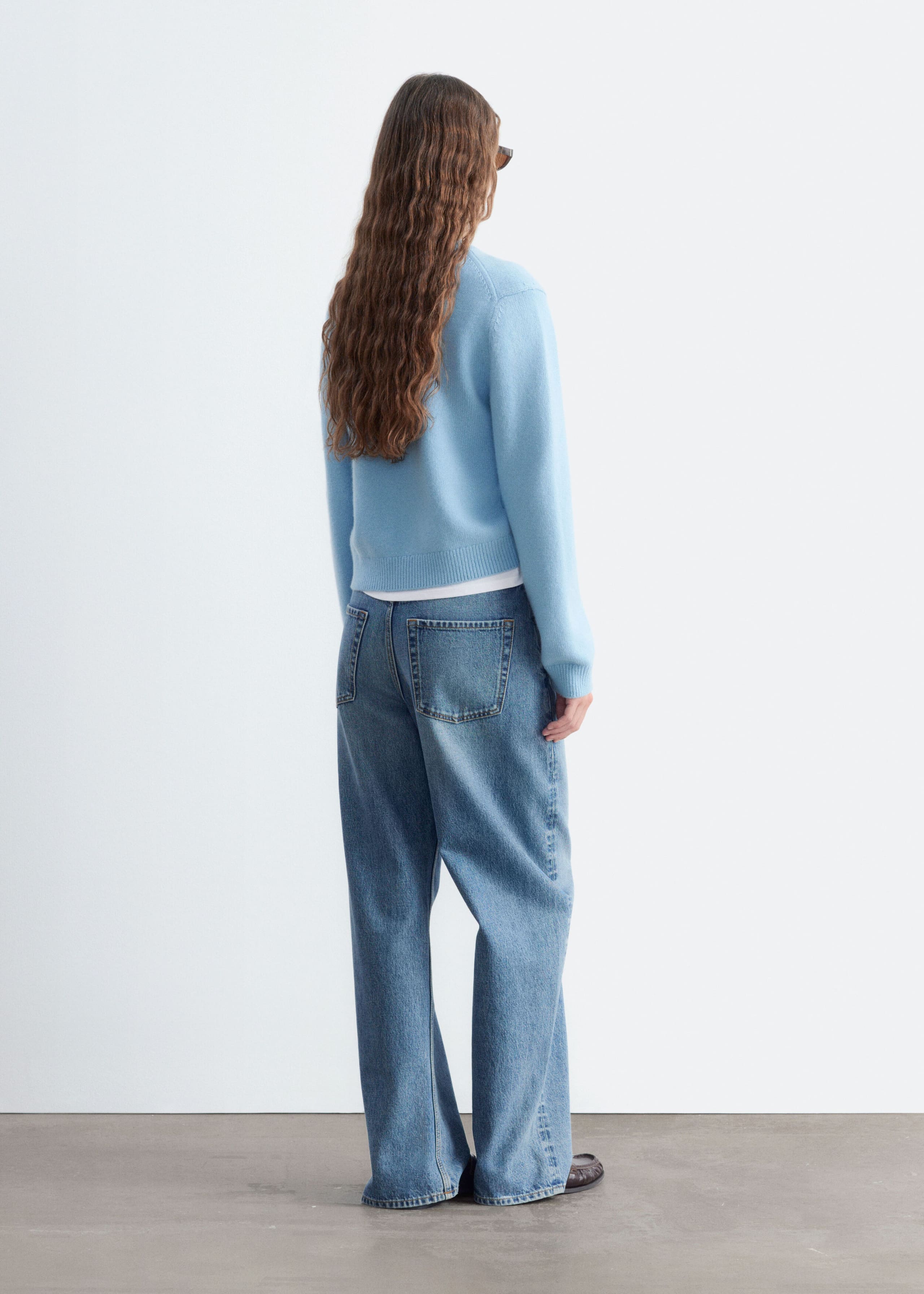 Cashmere-Blend Jumper - Red - Lookbook