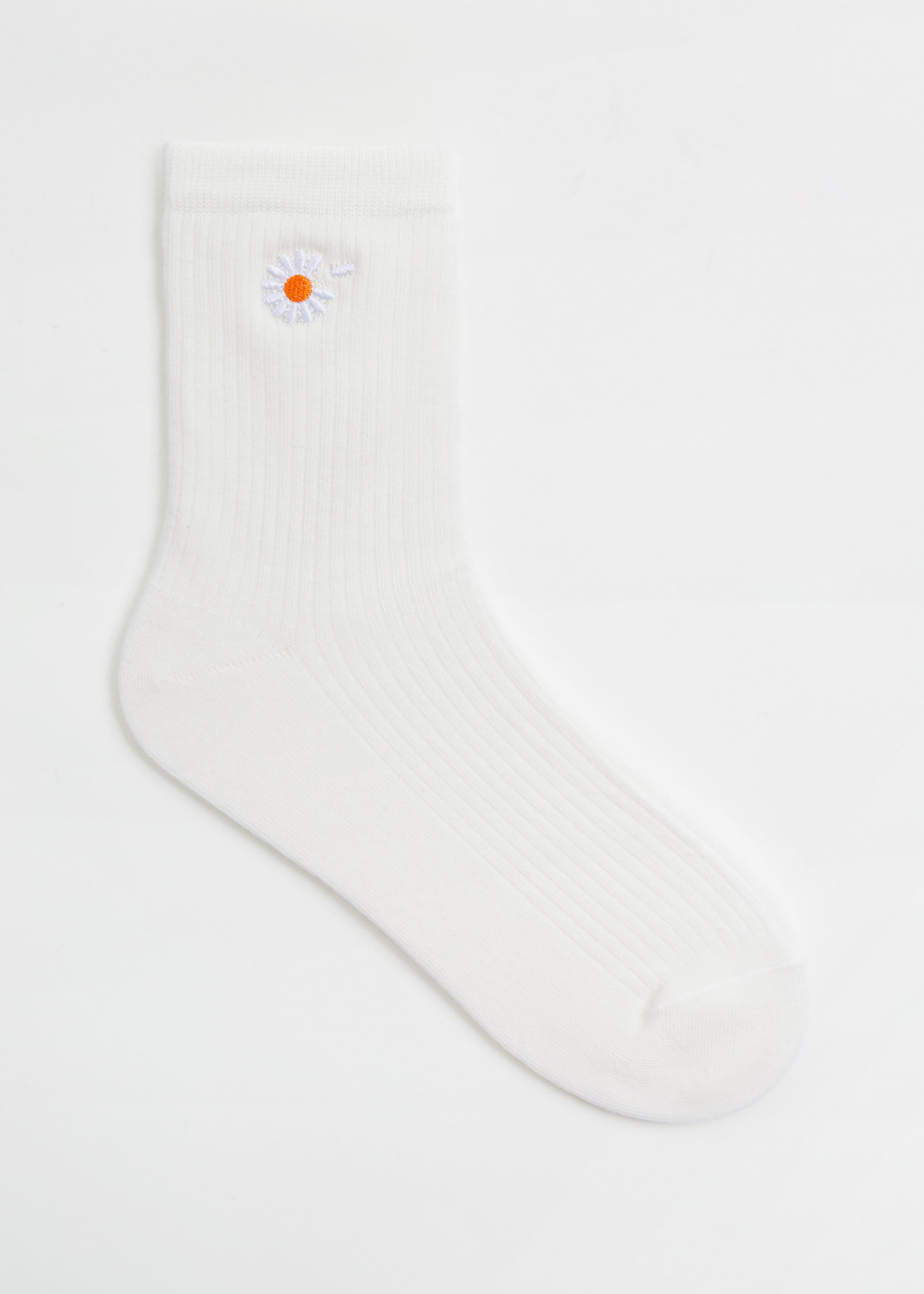 Socquettes brodées - Noir - Still Life