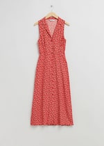 Bright Red Print
