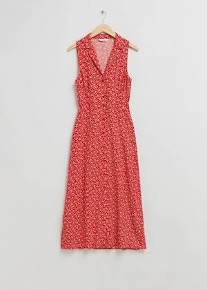Bright Red Print