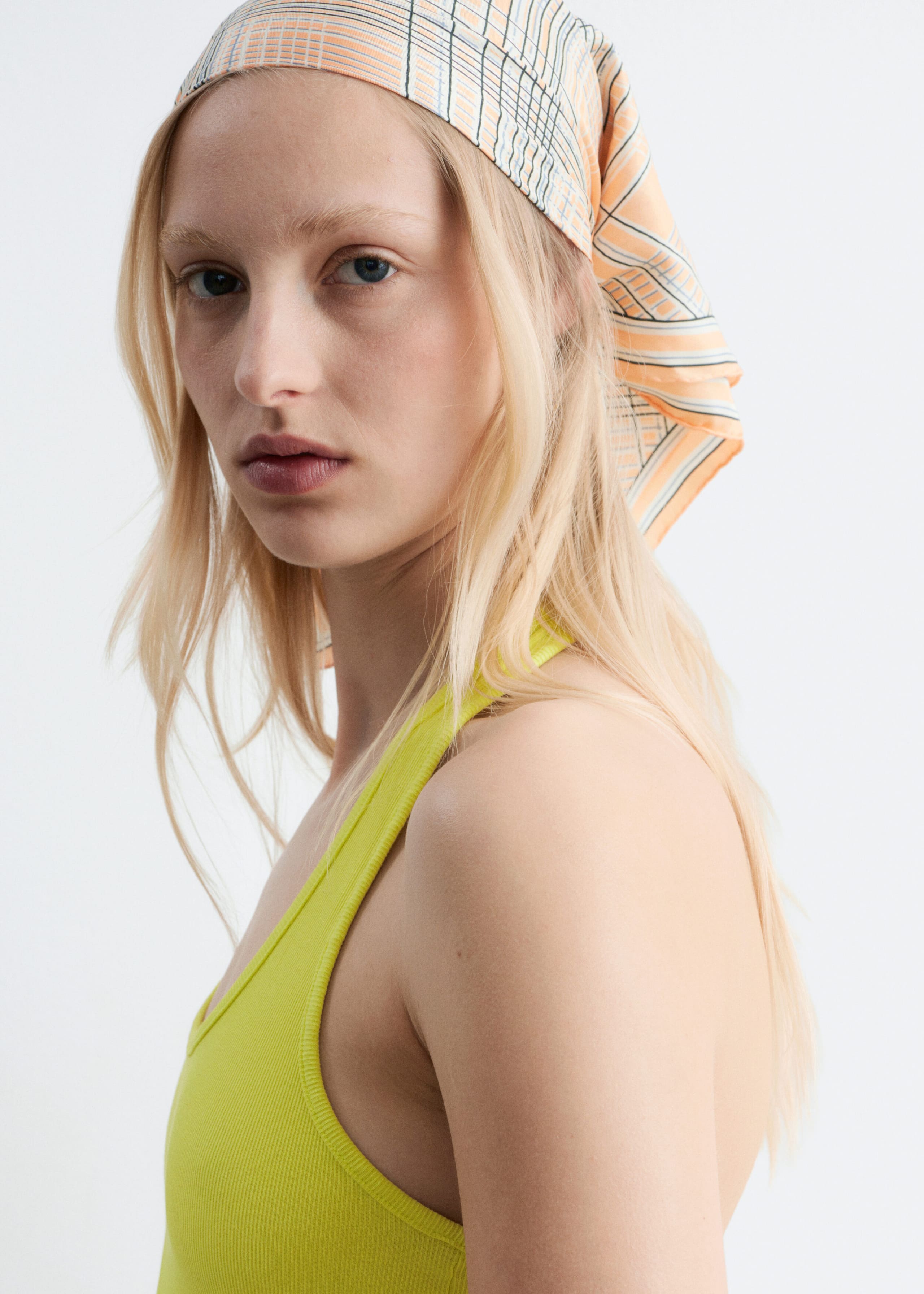 Image of Halter-Neck Jersey Bodysuit