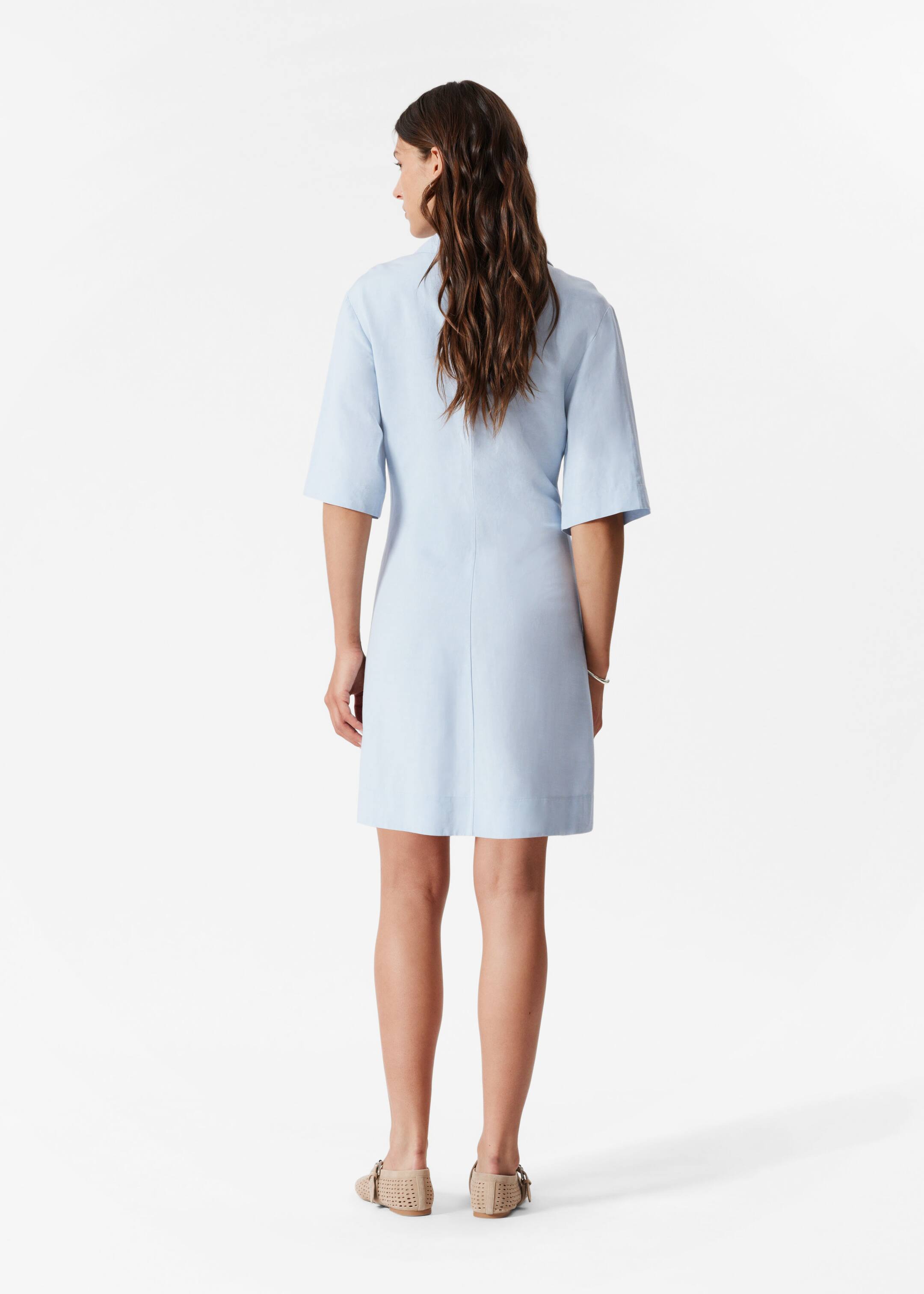 Ver imagem maior: Minivestido camiseiro - Azul sujo - SENHORA | H&M PT 3