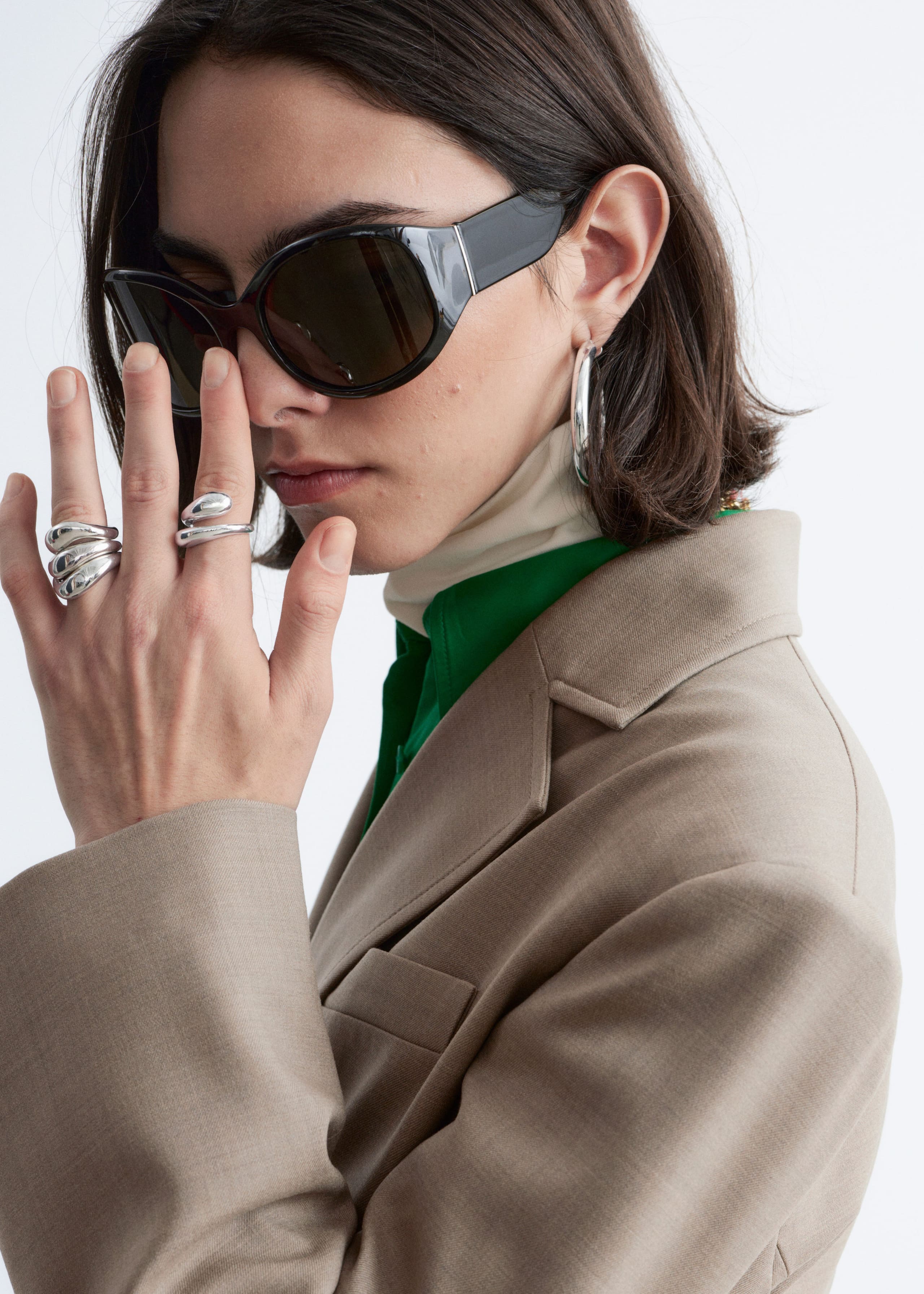 Tapered  Merino-Wool Blazer - Mole - Lookbook