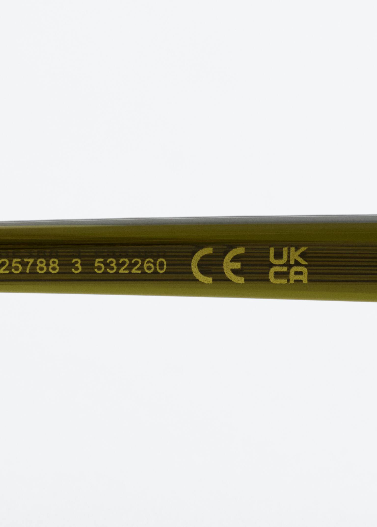 Ovale Sonnenbrille - Grün/Braun/Schwarz/Braun/Schildpatt - 4