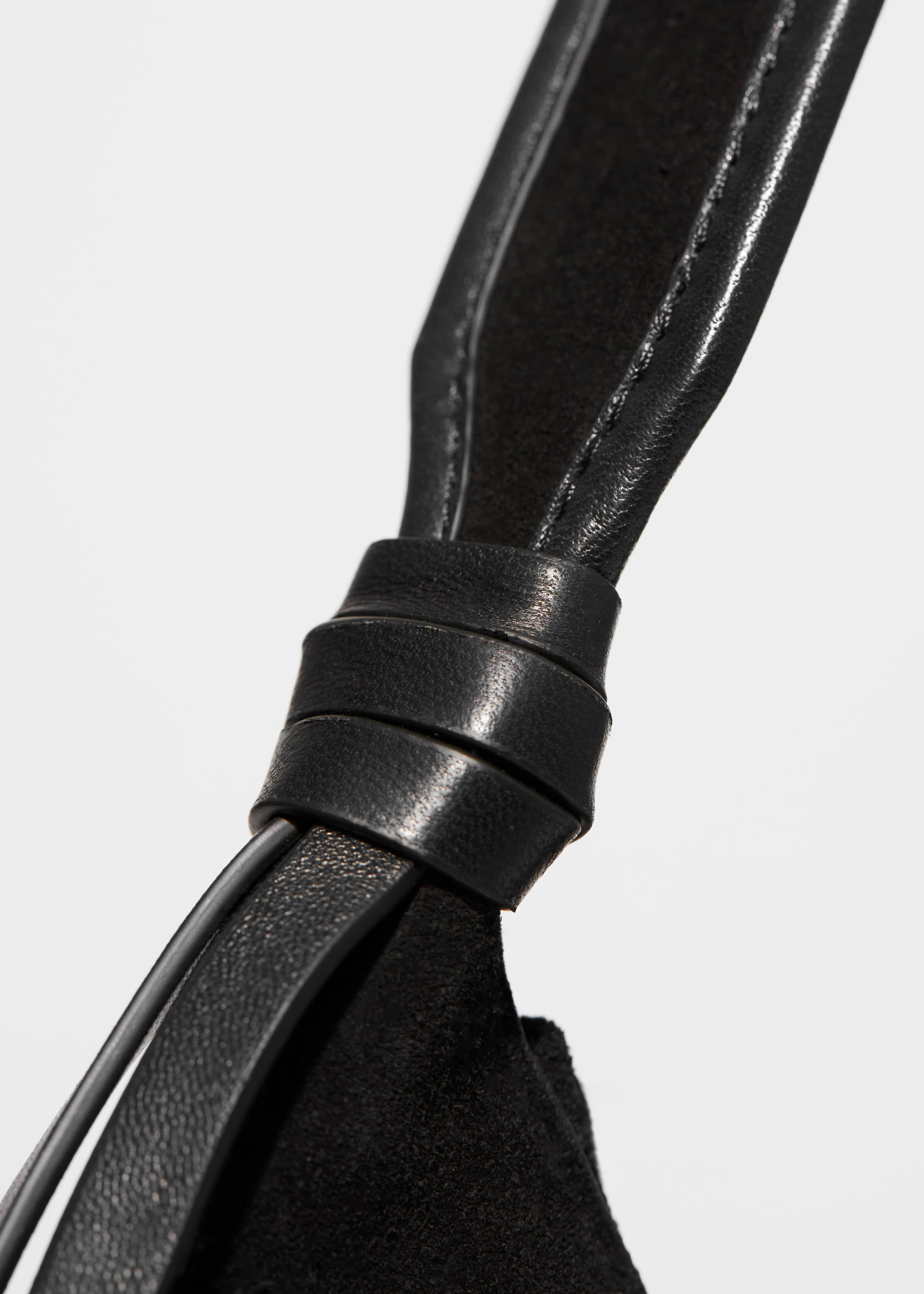 View larger image: Fringed Suede Shoulder Bag - Black - Ladies | H&M GB 4