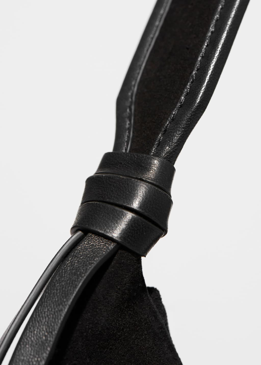 Image of Fringed Suede Shoulder Bag