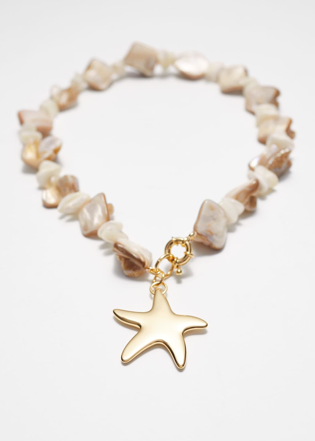 Collier coquillage à pendentif - Crème/Doré - Still Life