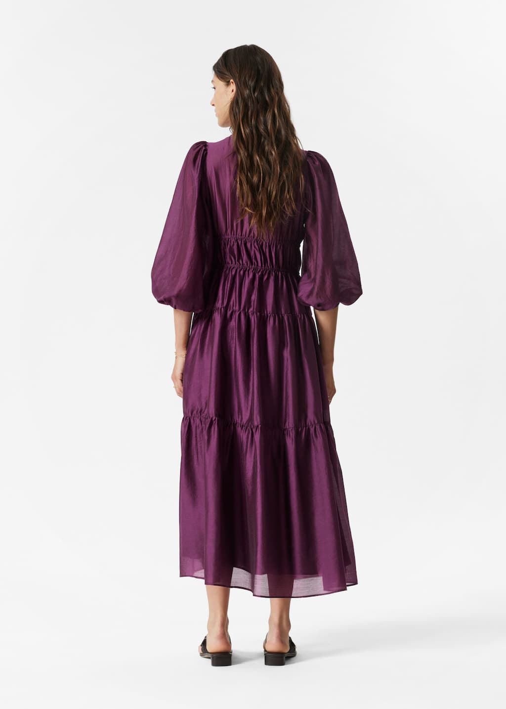 Image of Tiered Midi Dress