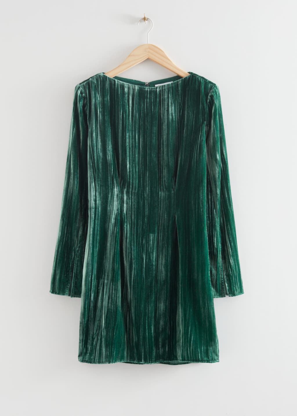 Textured Mini Dress - Green - Still Life