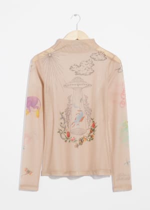 Beige Print
