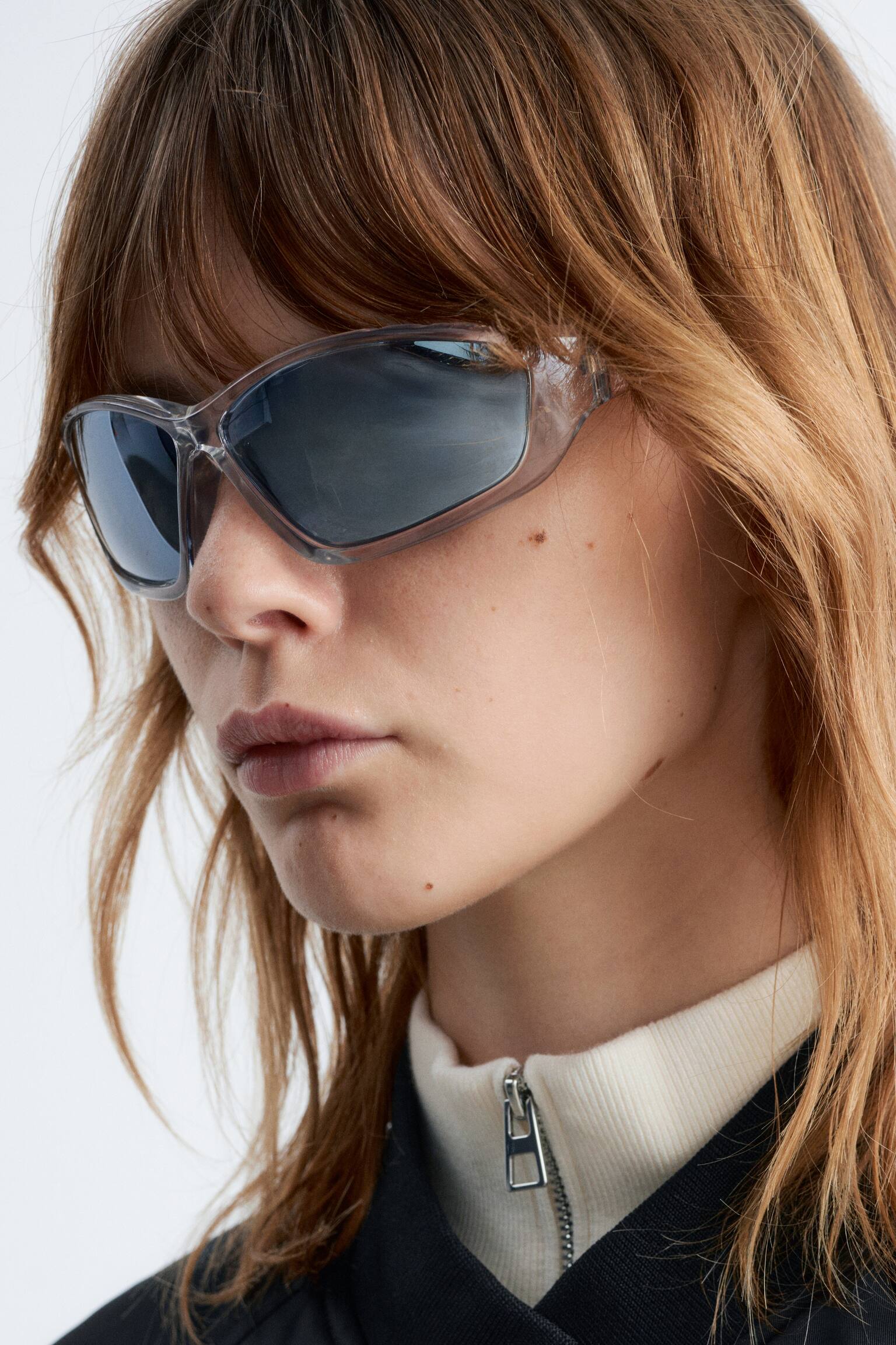 Occhiali da sole sportivi - Trasparente/Grigio chiaro - 5