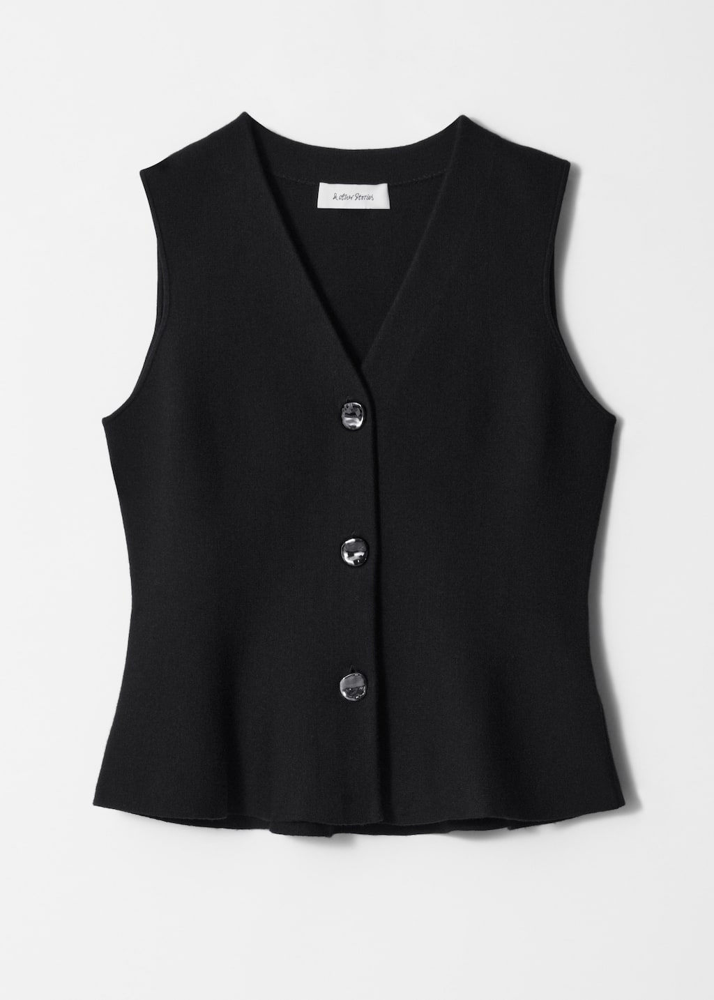 Image of Gilet à basque en maille