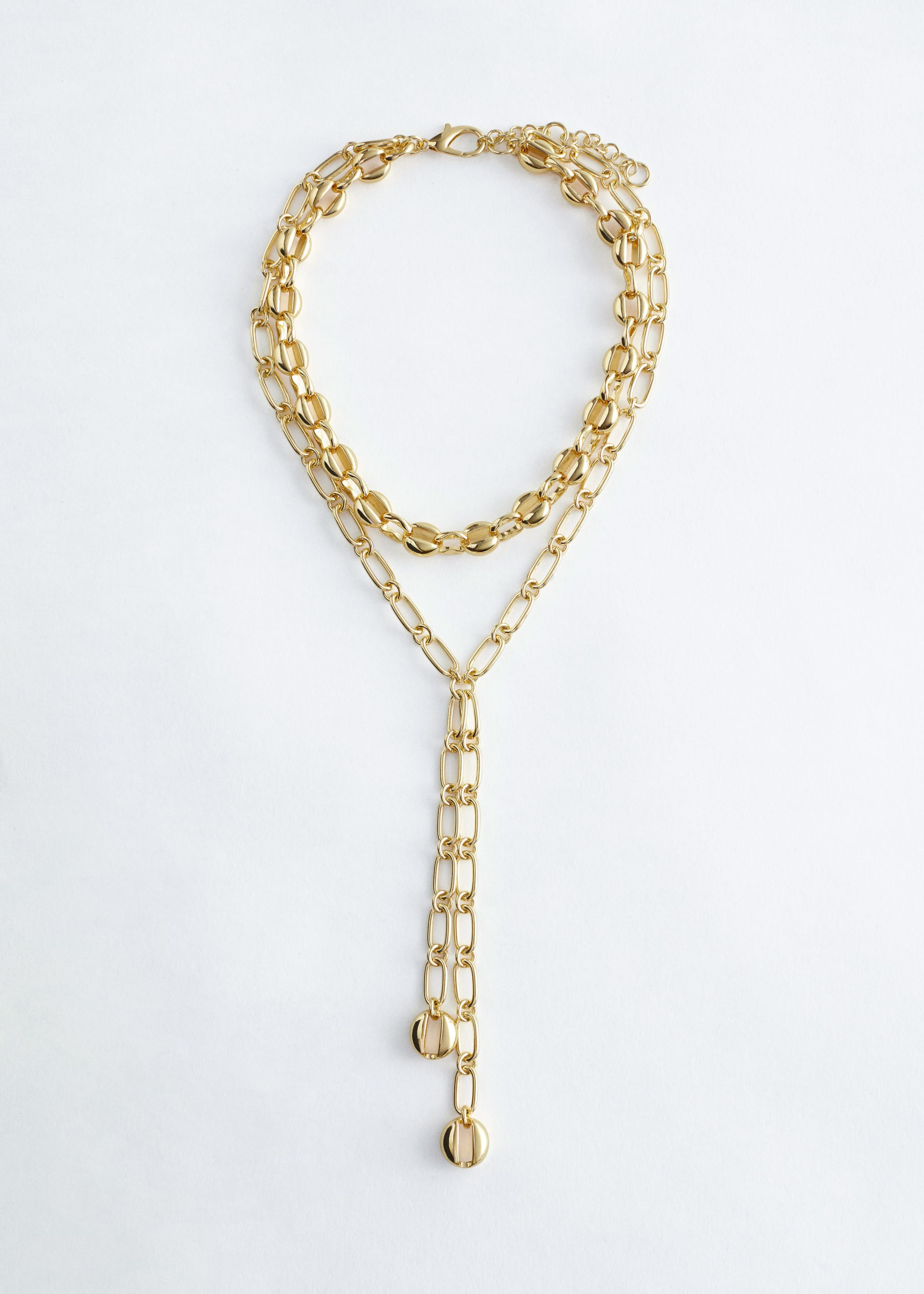 Image of Bold Layered Chain Necklace