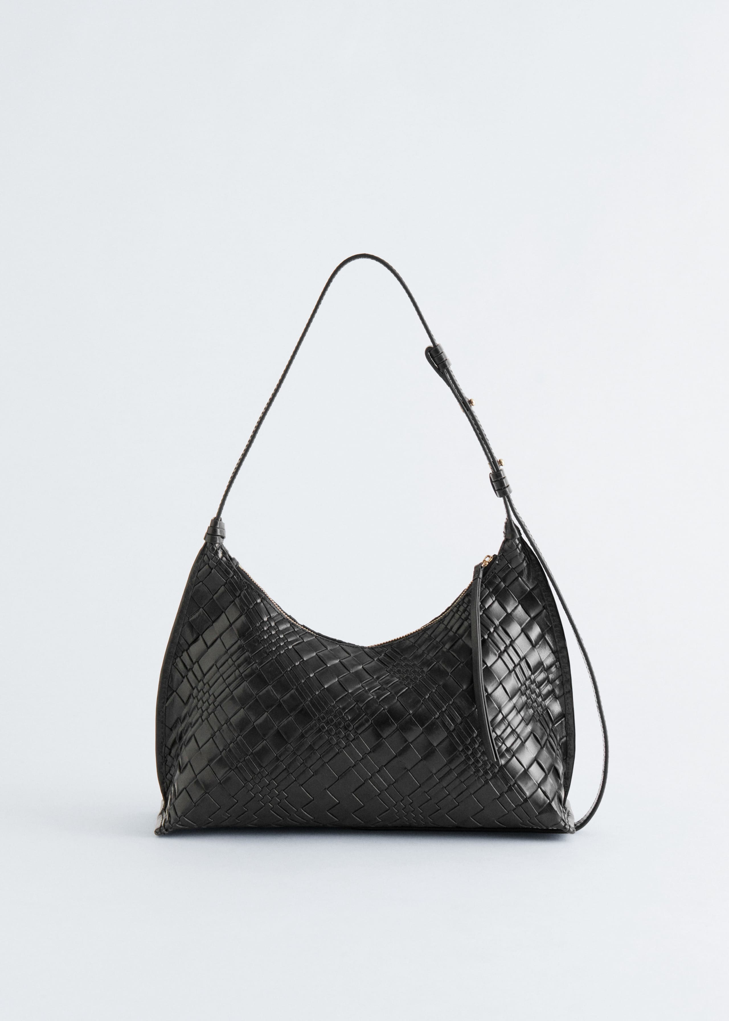 Image of Interwoven Leather Crossbody Bag
