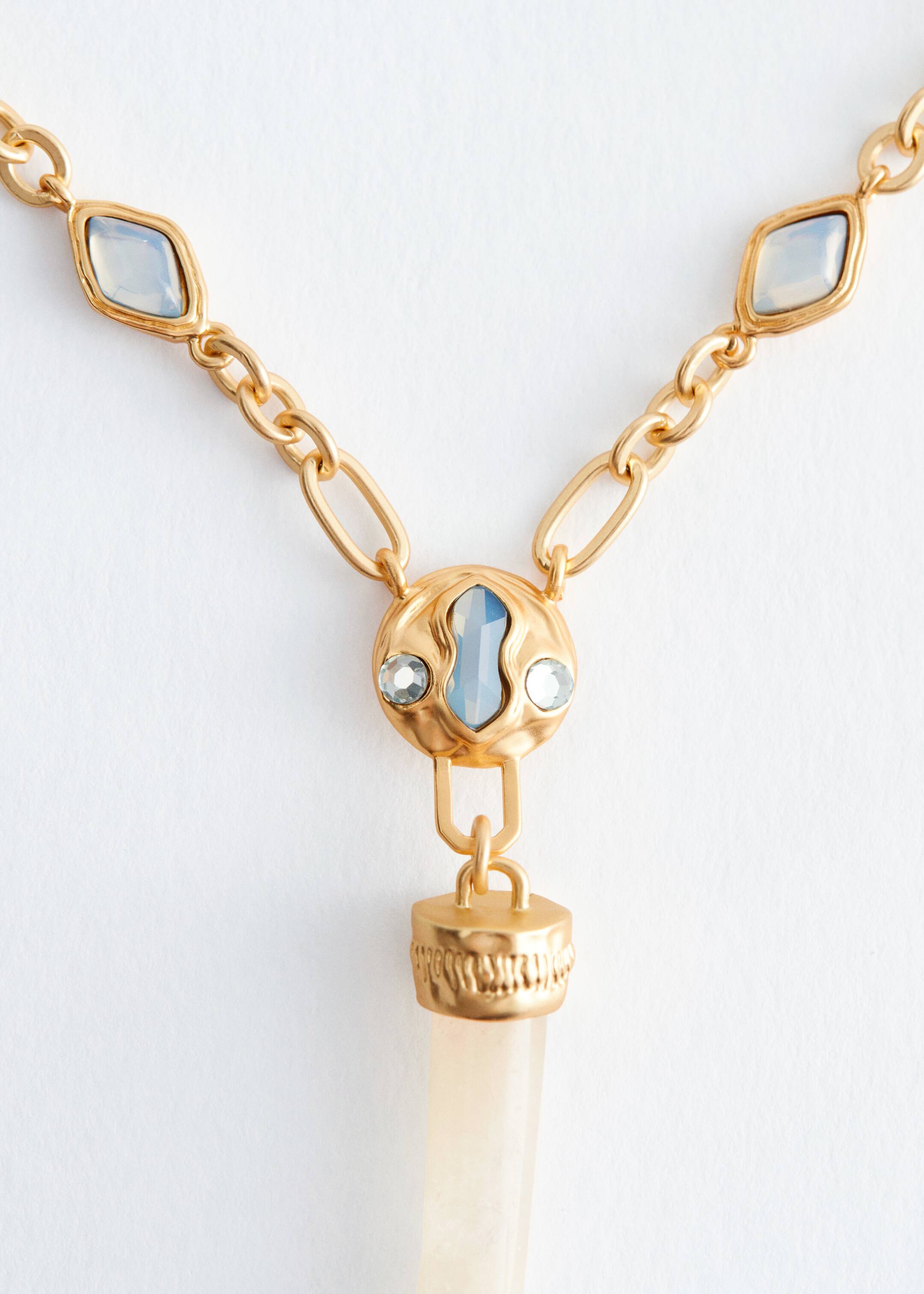 Ver imagem maior: Colar de camadas com pingente - Dourado/Multicolorido - SENHORA | H&M PT 5