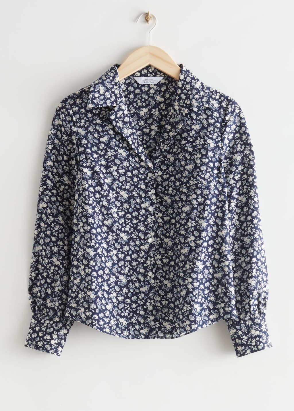 Silk Blend Blouse - Floral Print - Still Life