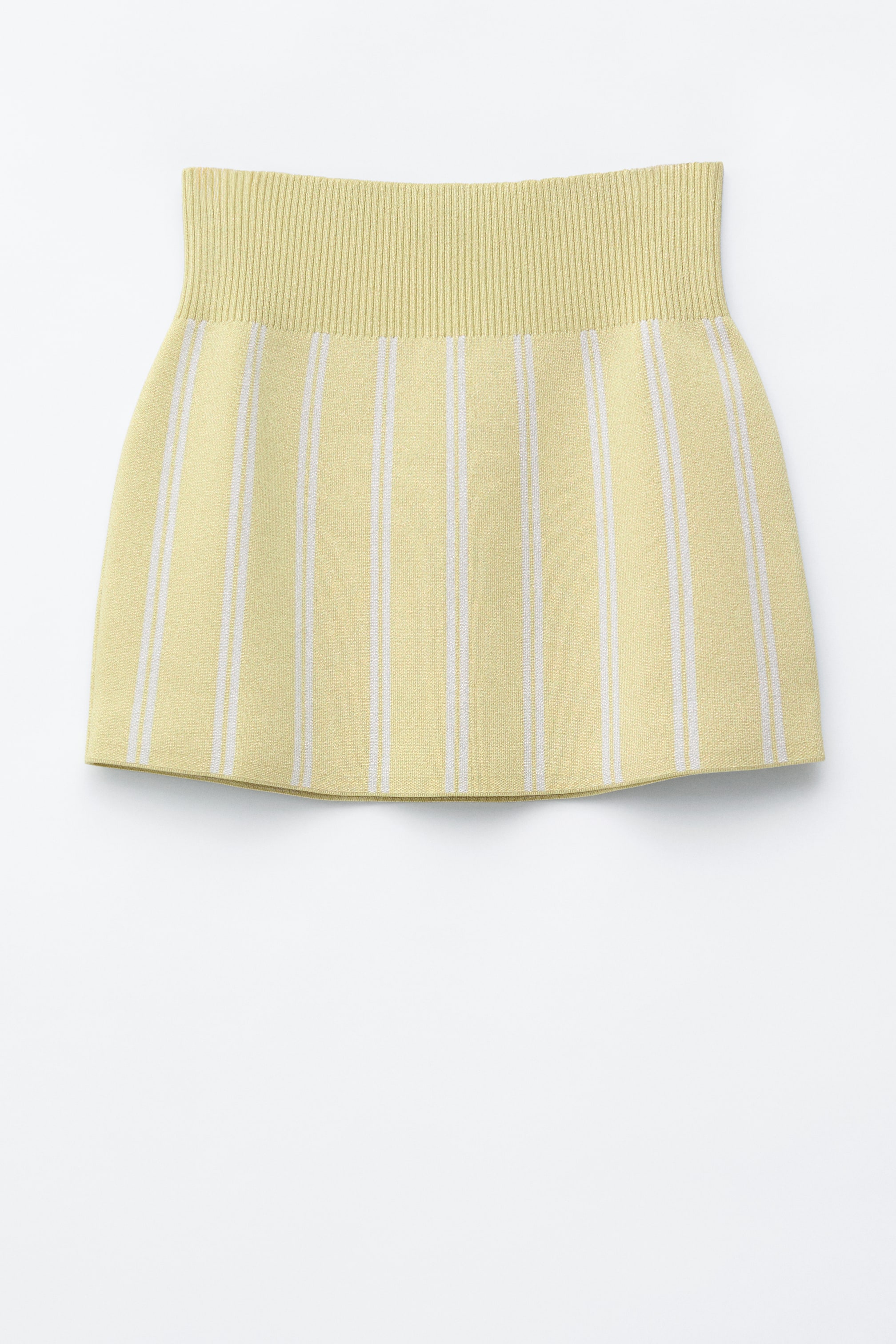 Größeres Bild ansehen: Schimmernder Strick-Minirock - Gelb - Ladies | H&M DE 1