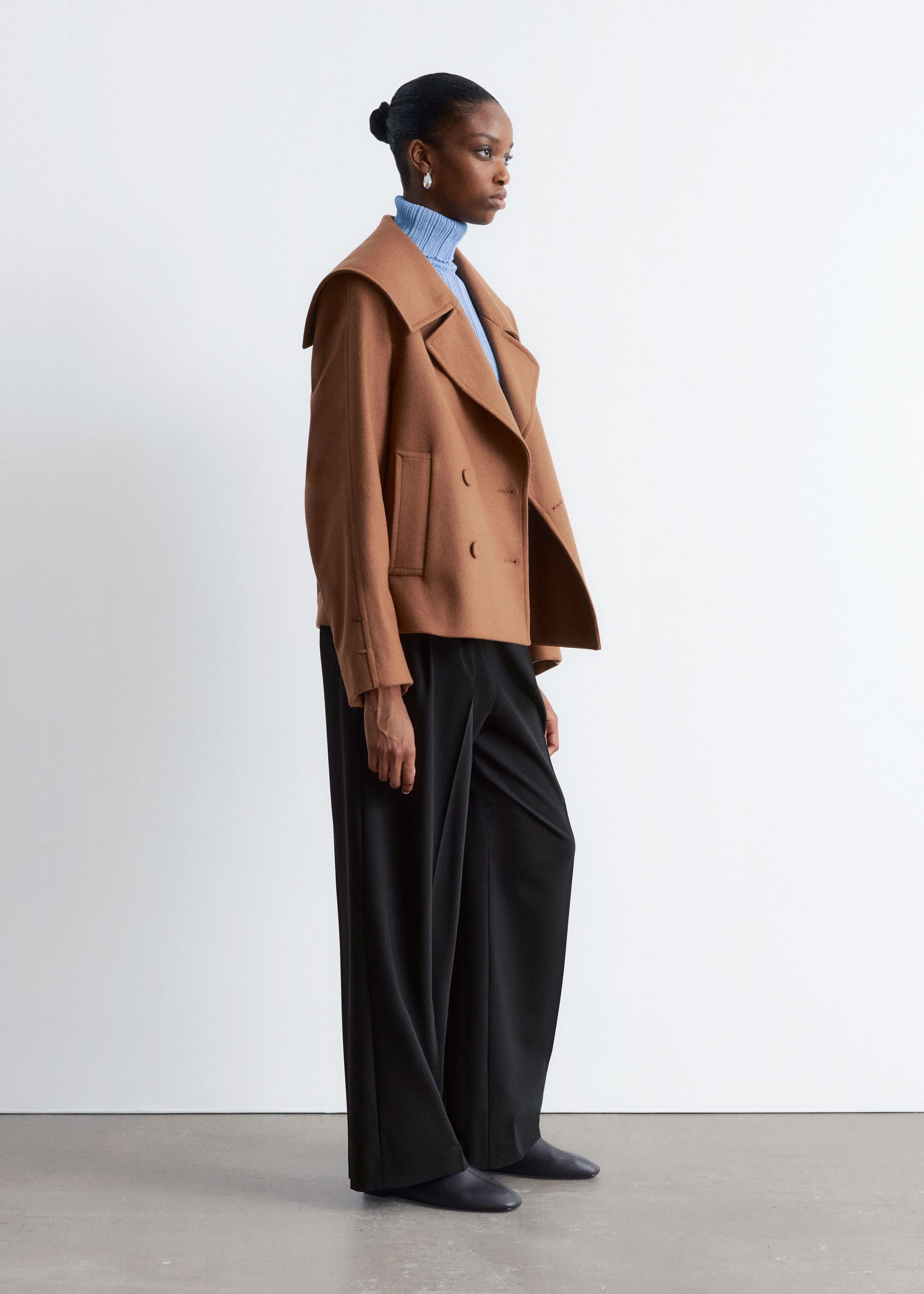 Image of Tailored Wool Trousers