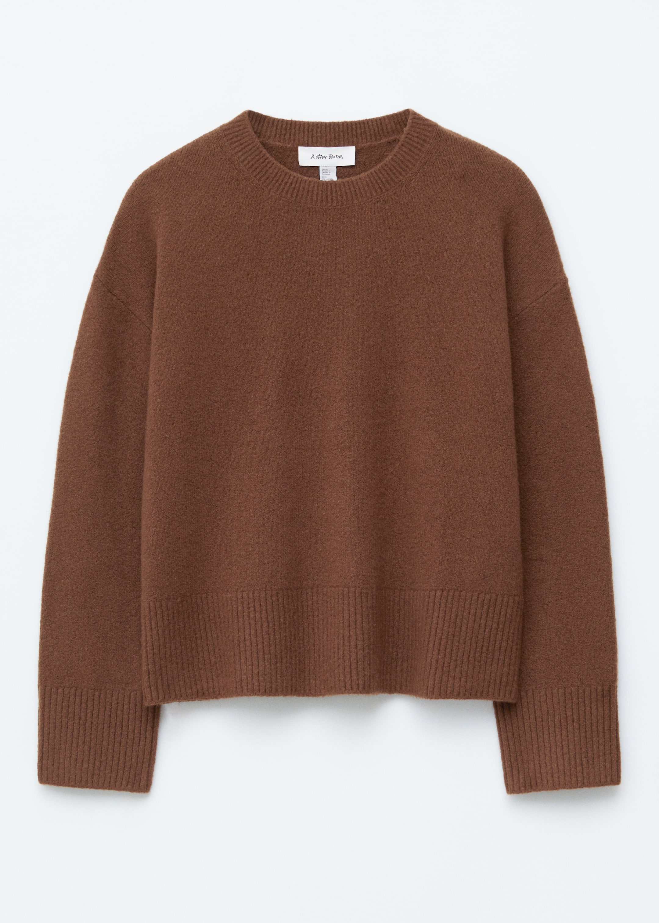 Größeres Bild ansehen: Locker geschnittener Strickpullover - Dunkelbraun - Ladies | H&M DE 6