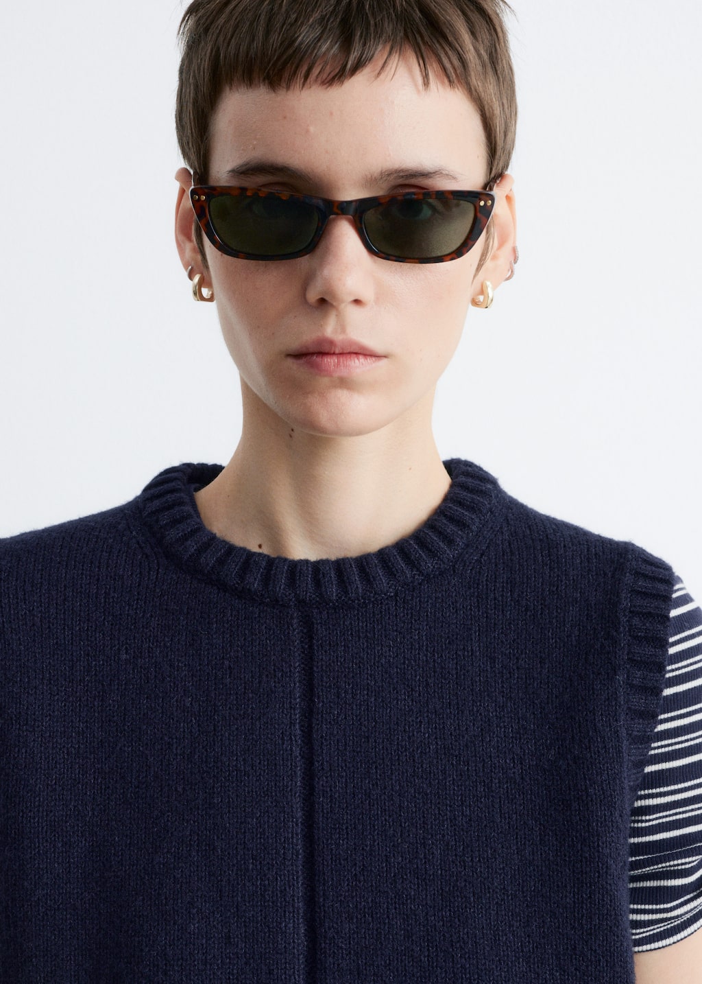 Image of Knitted Sweater Vest