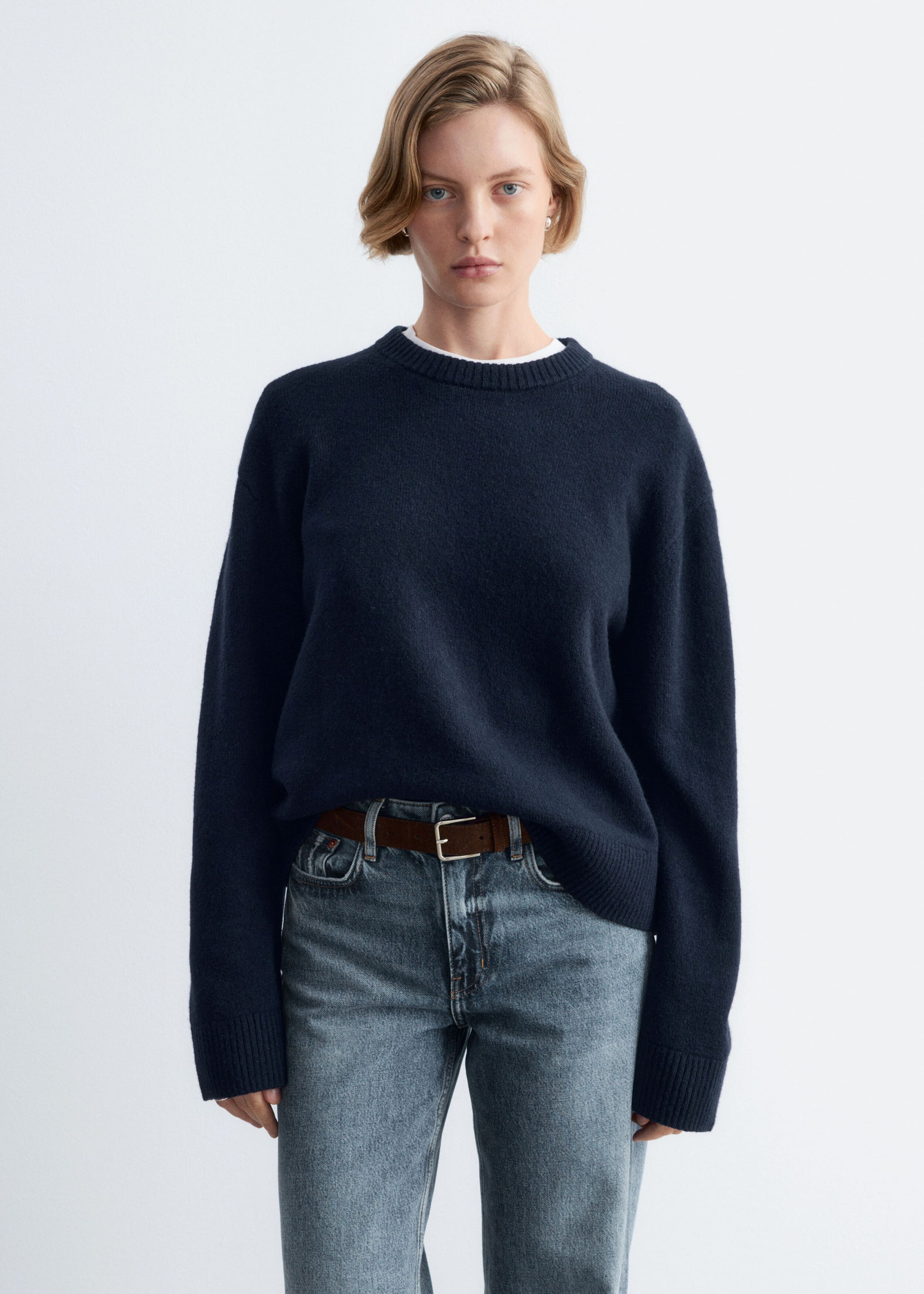 Pull en maille - Bleu foncé - Still Life