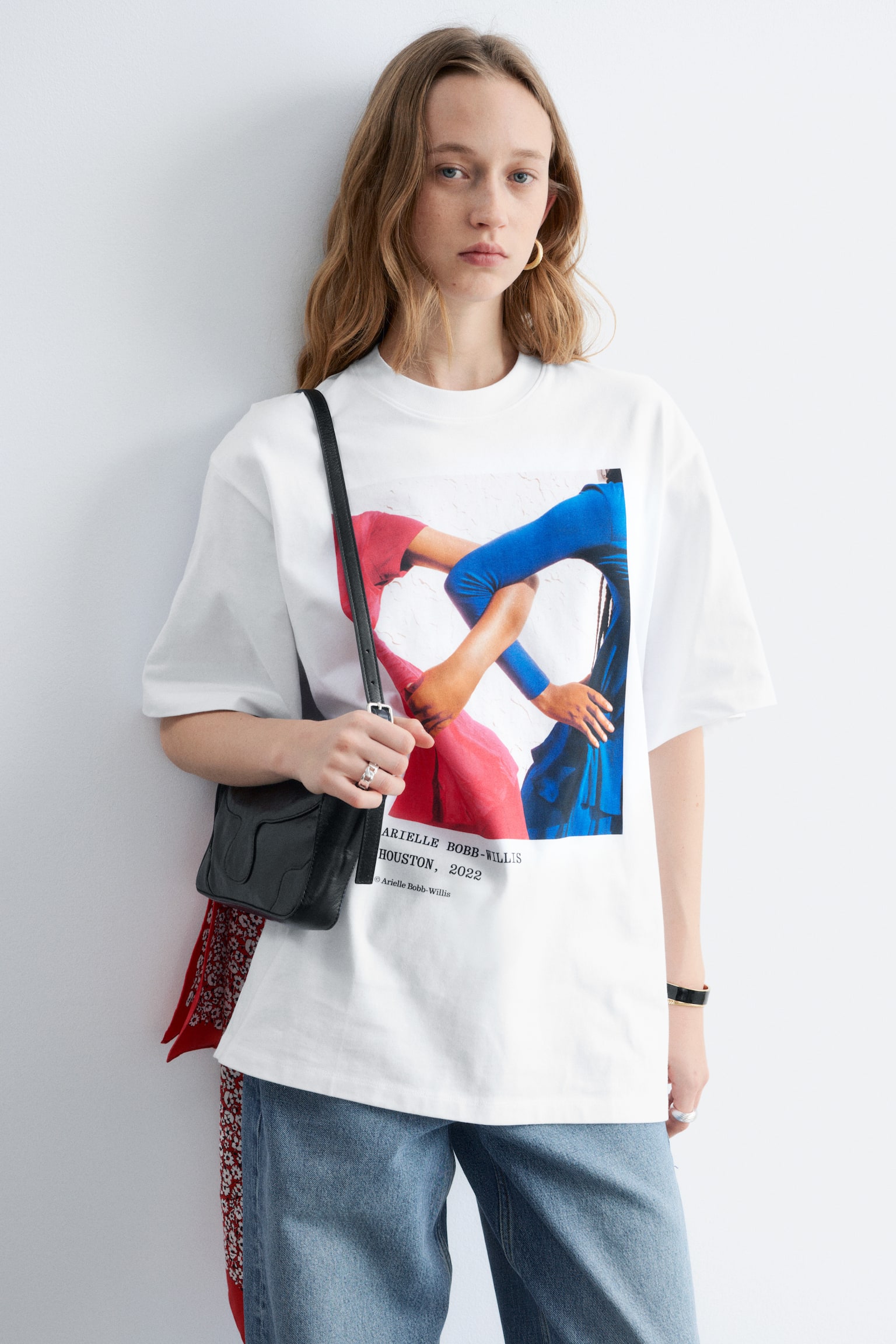 T-shirt oversize à imprimé - Blanc/Imprimé blanc/Blanc/Imprimé blanc/Blanc/Imprimé blanc - 7