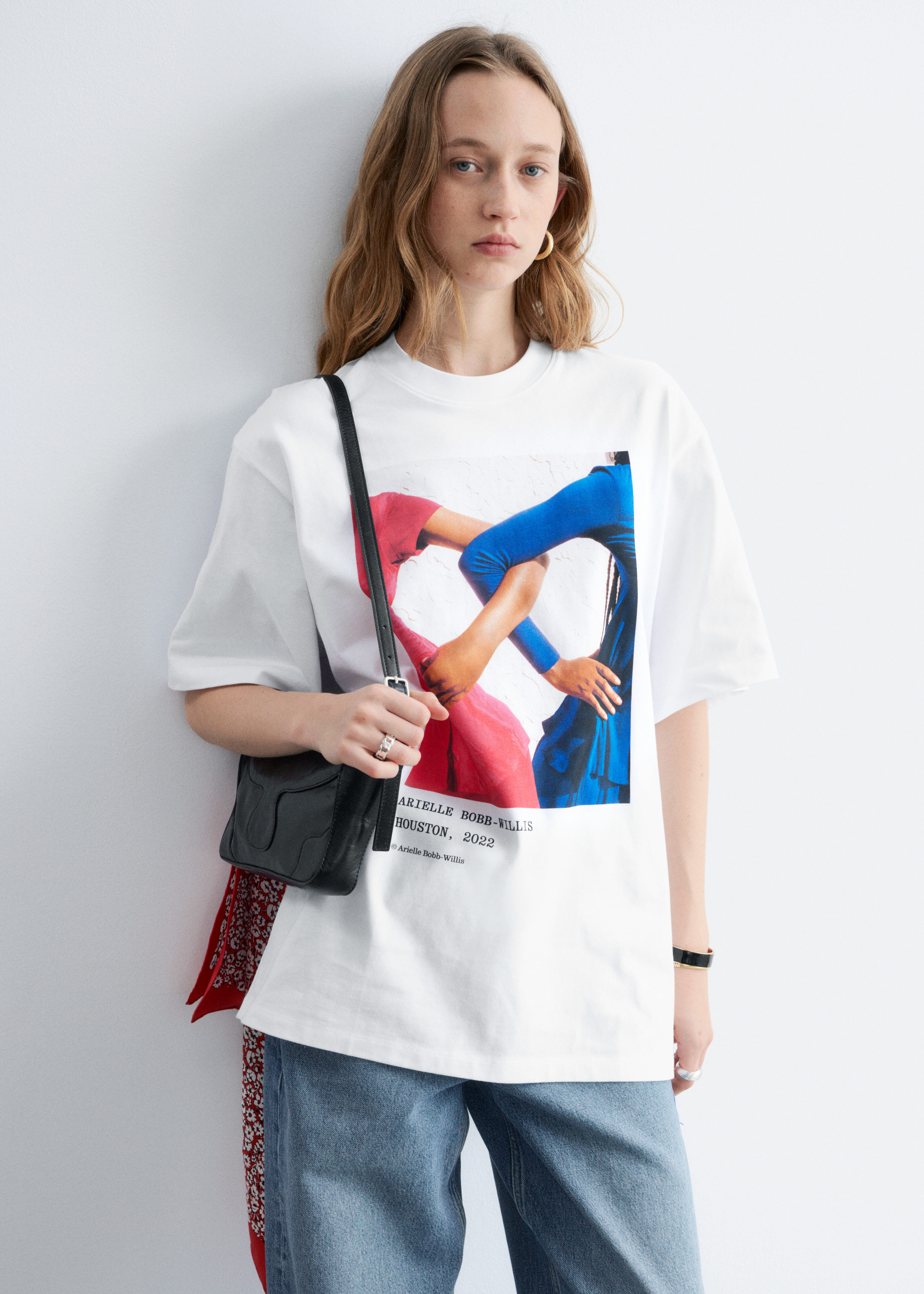 Oversized Print T-Shirt - White/Photo Print - & Other Stories US