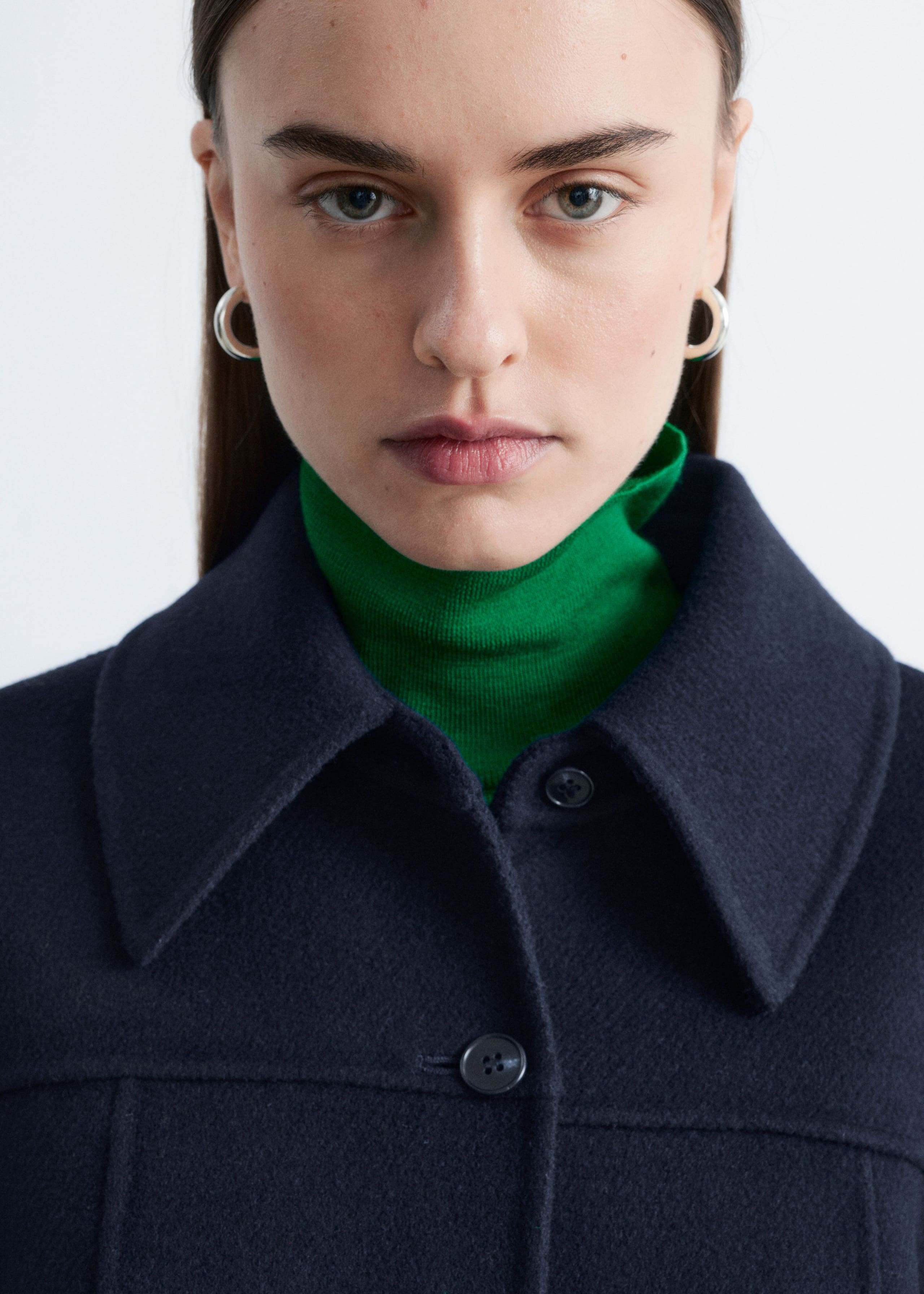 Image of Tapered Wool Jacket