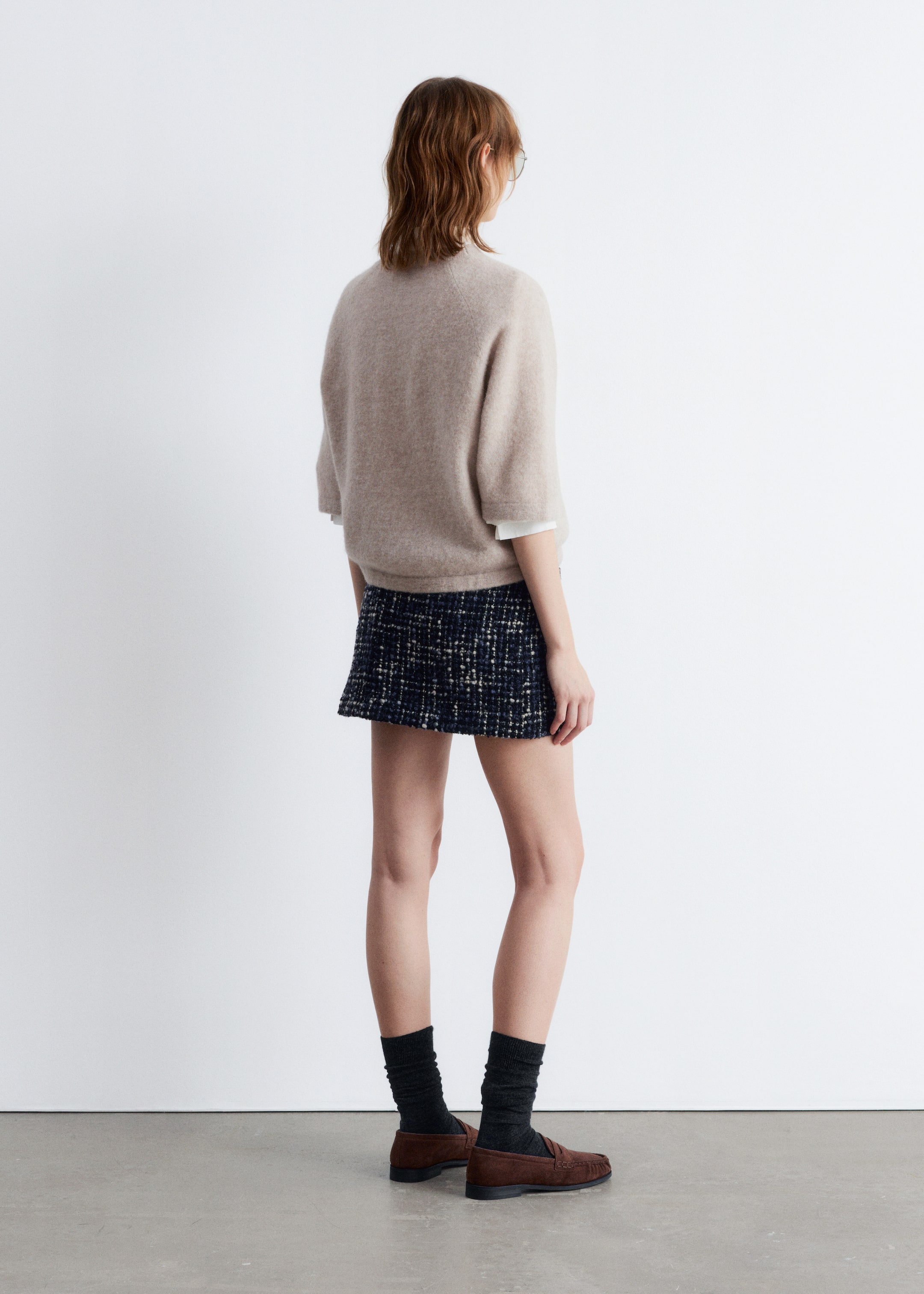Grösseres Bild ansehen: Strickoberteil aus Alpaka-Mix - Hellbeige - DAMEN | H&M CH 4