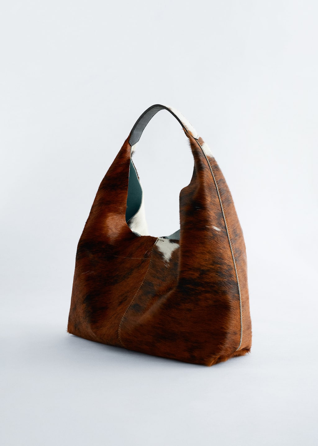 Image of Animal-Print Leather Tote