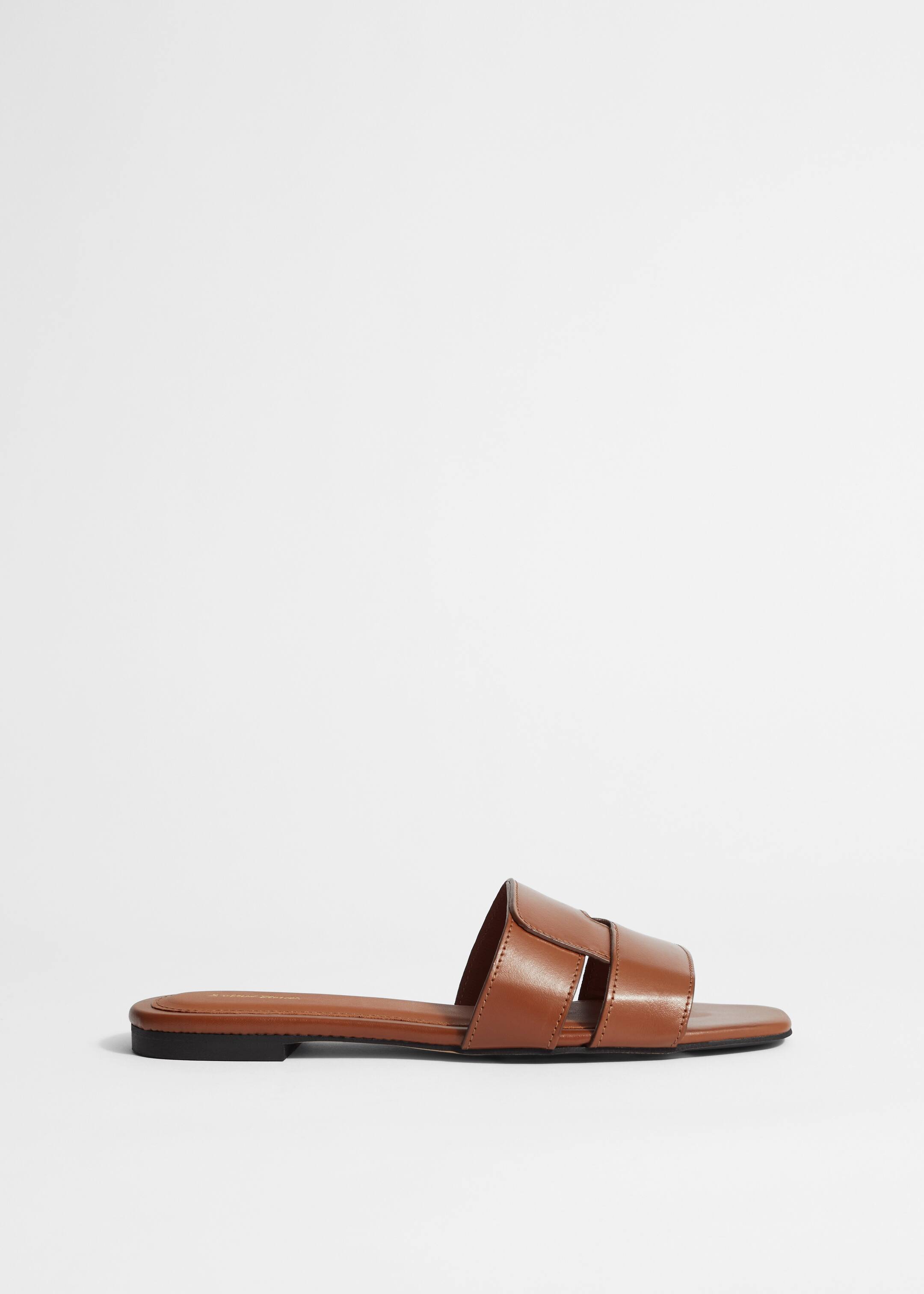 View larger image: Leather Slides - Brown - Ladies | H&M GB 1