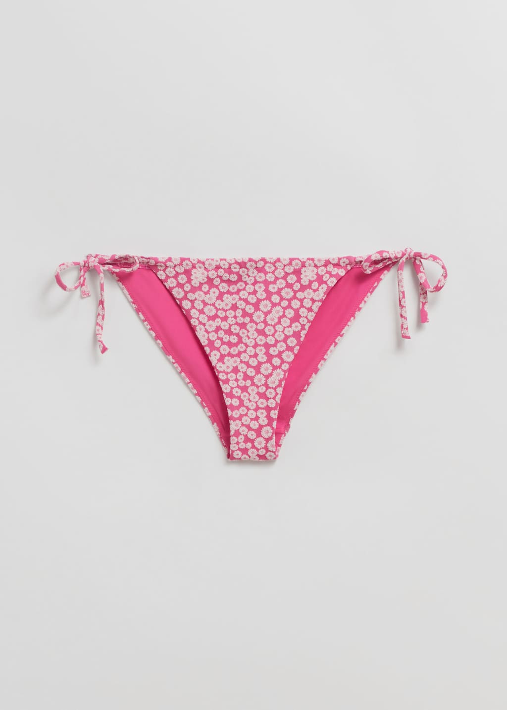 Bas de bikini texturé à nouer - Fuchsia - Still Life