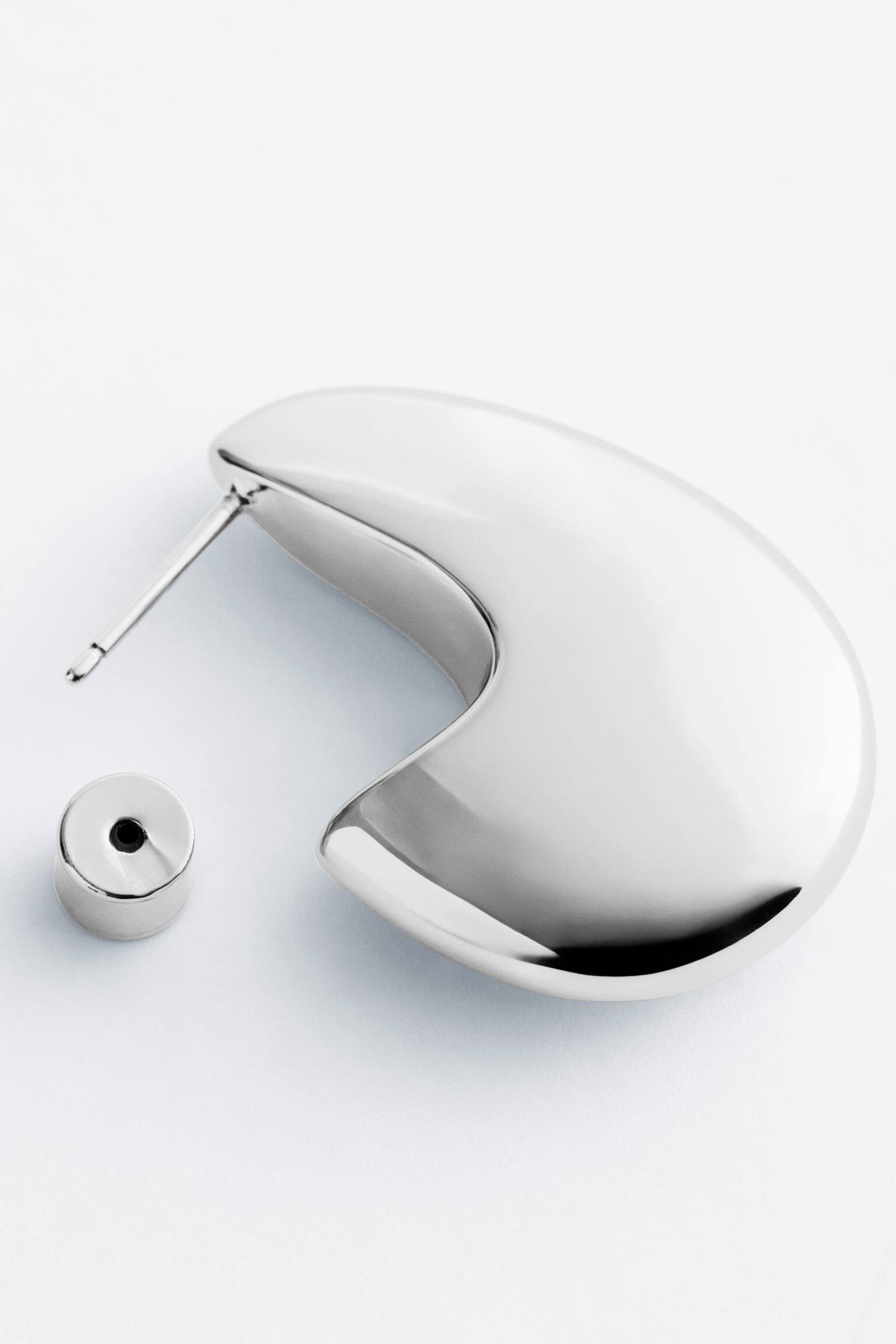 Orecchini chunky a goccia - Argento/Oro/Verde/Nero - 3