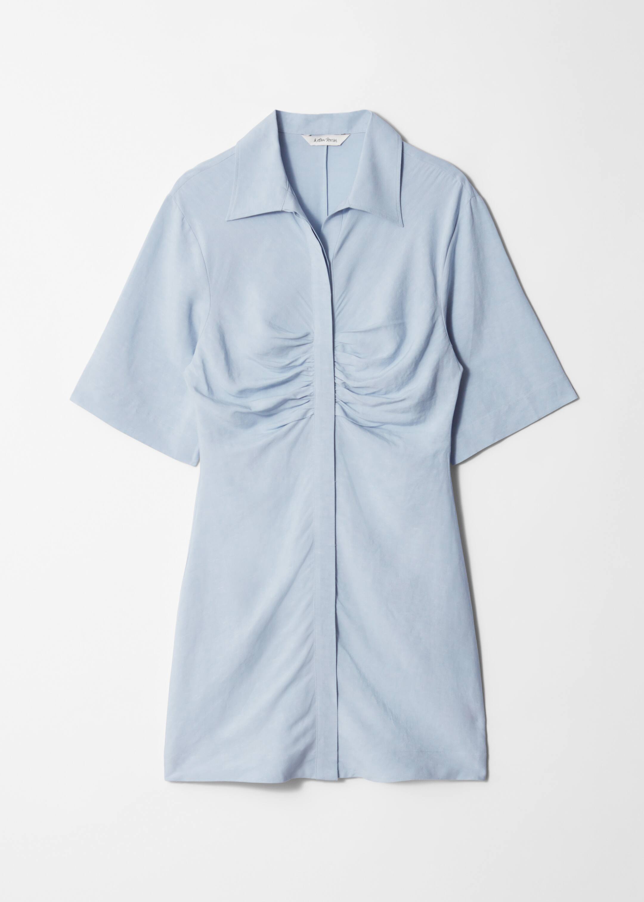 Ver imagem maior: Minivestido camiseiro - Azul sujo - SENHORA | H&M PT 4