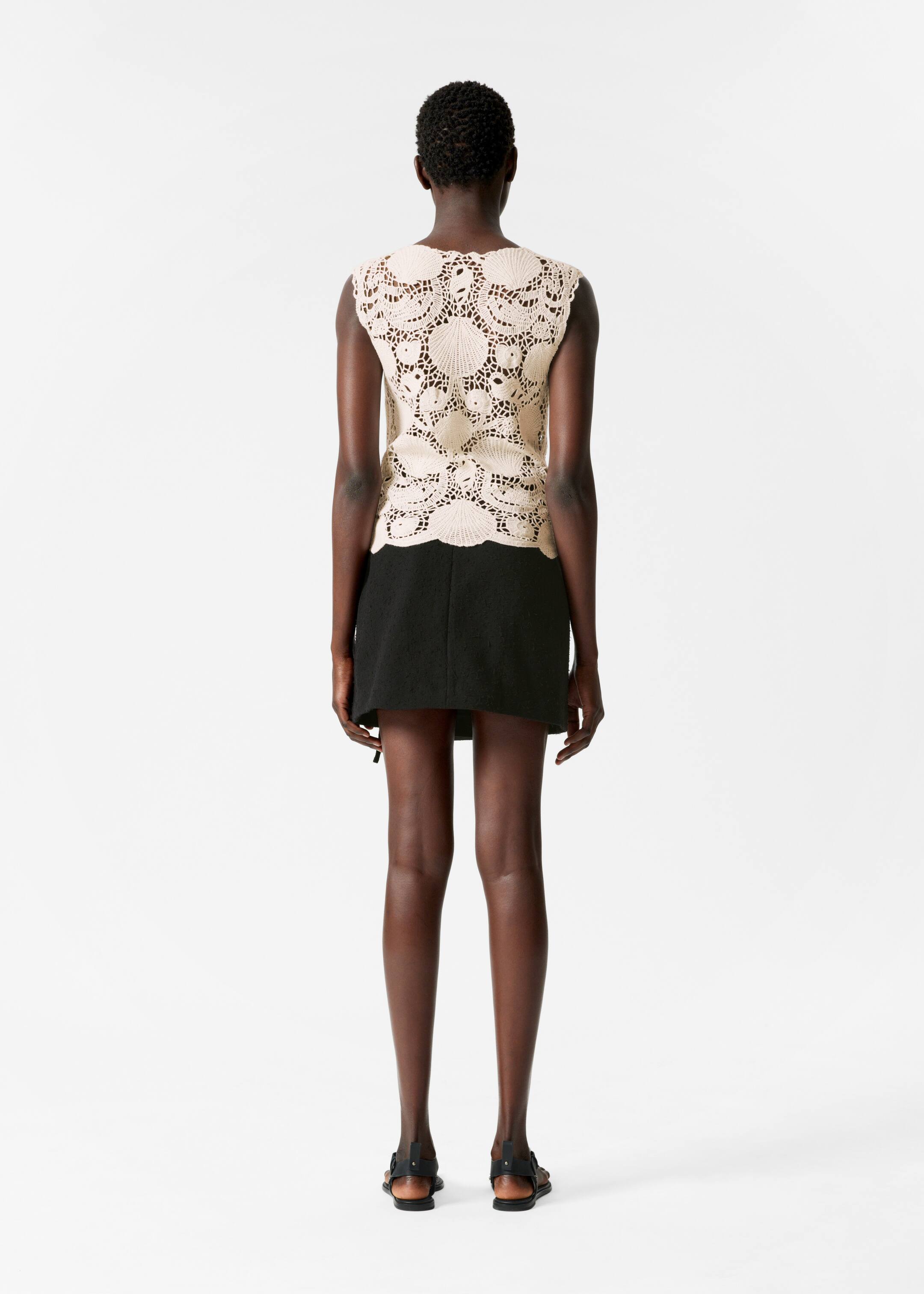 Agrandir l'image: Mini-jupe portefeuille - Noir - FEMME | H&M BE 4