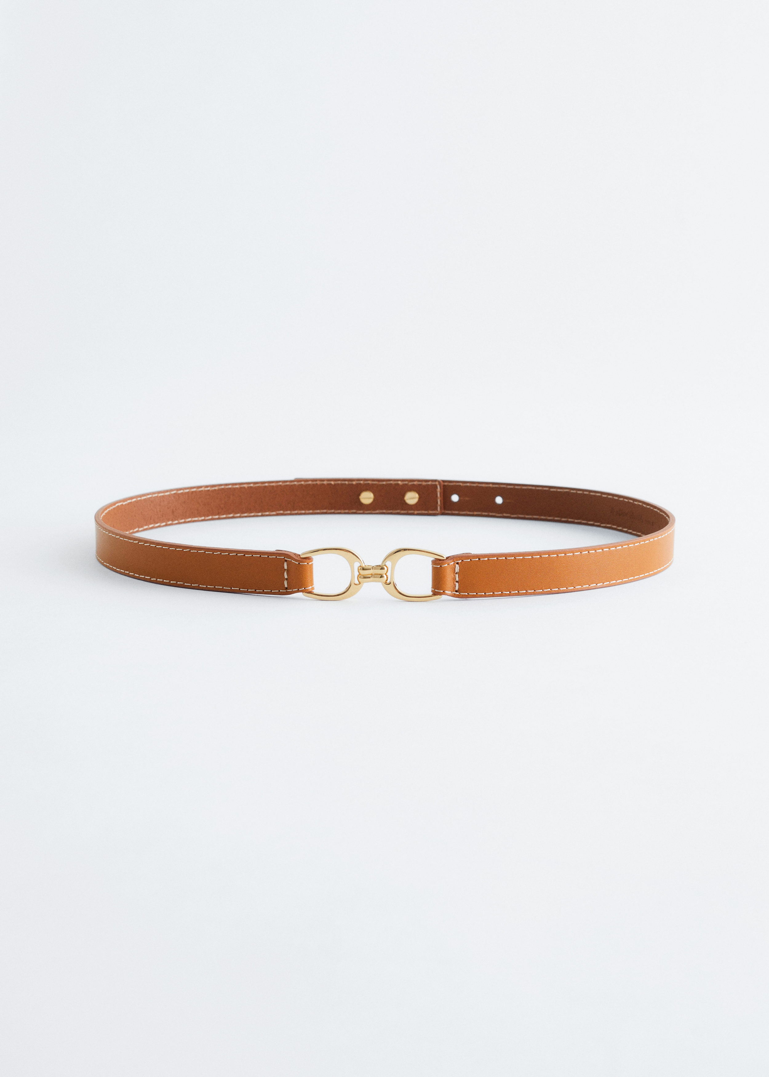 Image of Mid-Waist Leather Belt