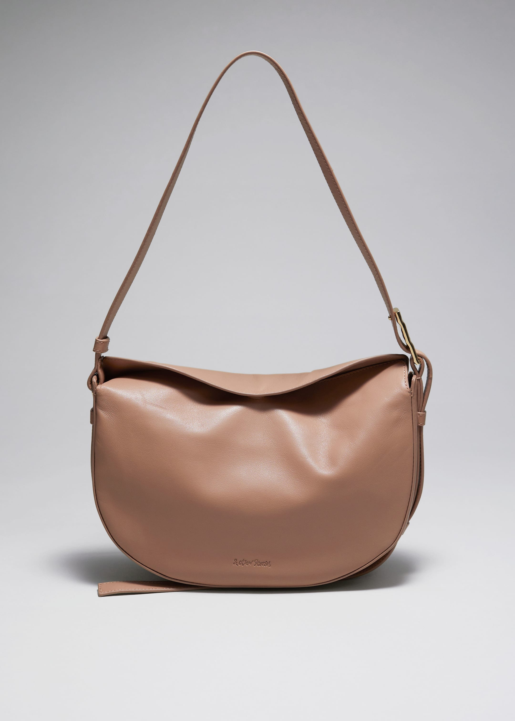 Agrandir l'image: Sac bandoulière en cuir - Beige - FEMME | H&M CH 1