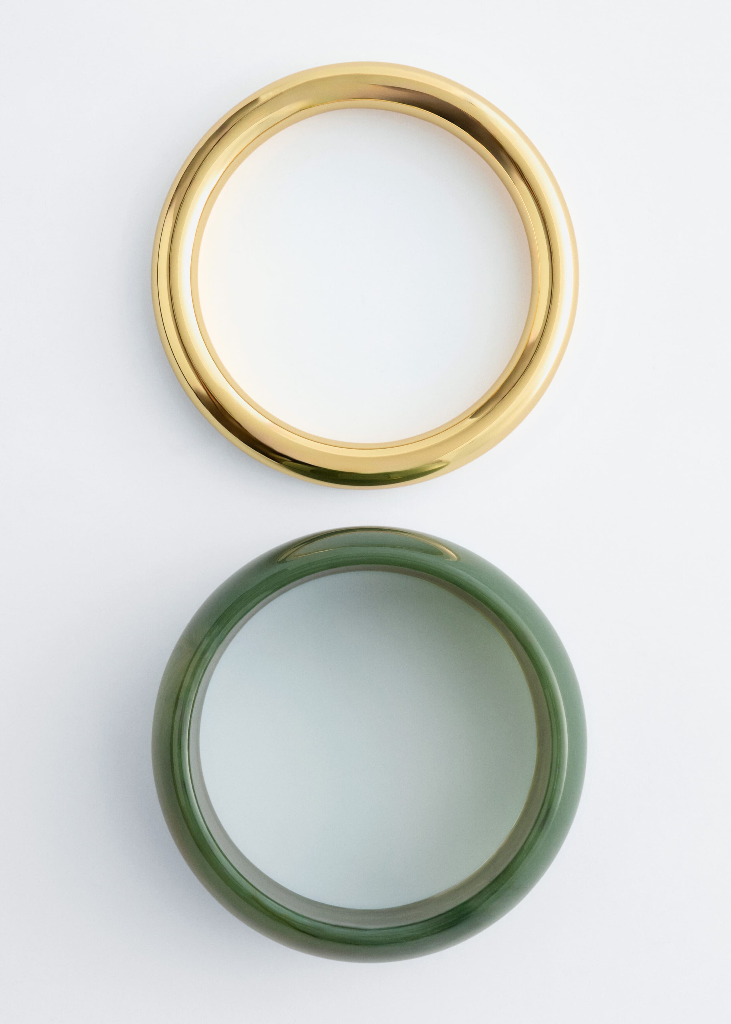 Cuff Set - Gold/Green - Still Life