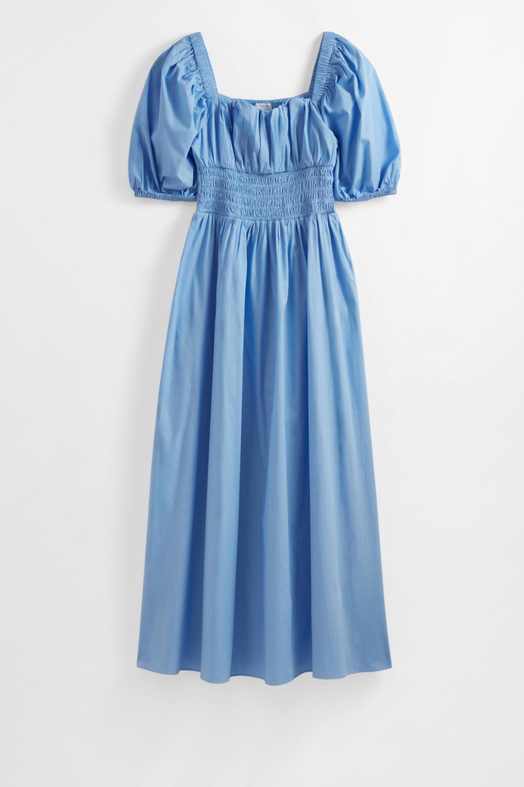 Grösseres Bild ansehen: Puff-Sleeve Midi Dress - Hellblau - DAMEN | H&M CH 1
