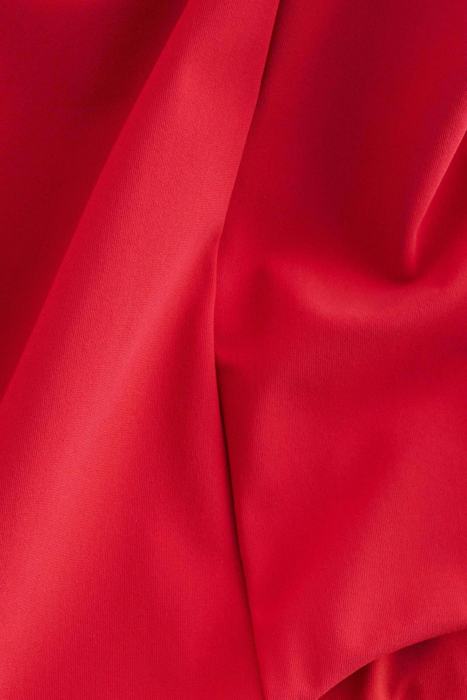 Plavky s trojuholníkovým strihom - Červená/Khaki zelená/Čierna - 3