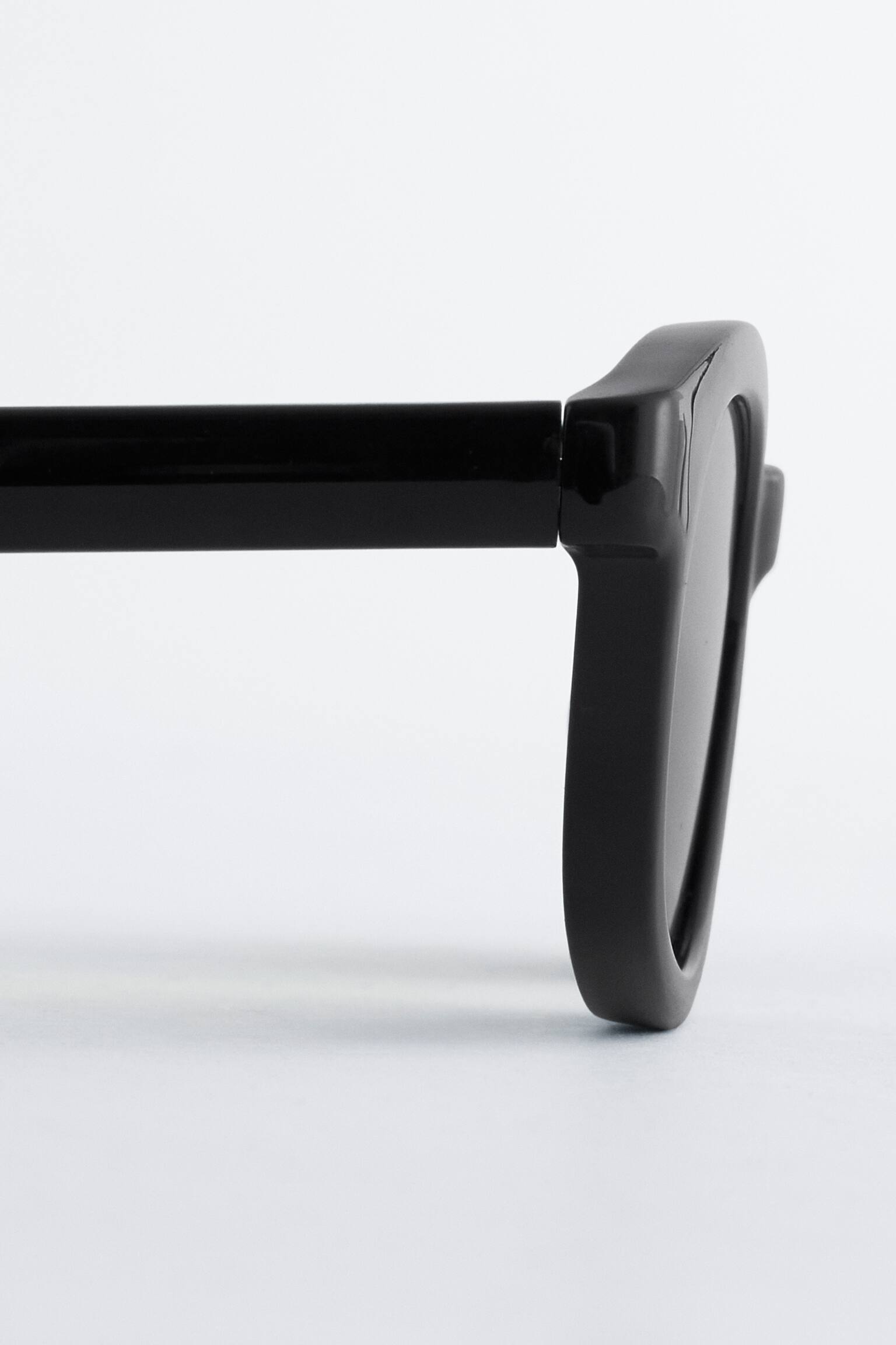 משקפי שמש מלבניים צרים - שחור/אבן/חום מנומר - 5