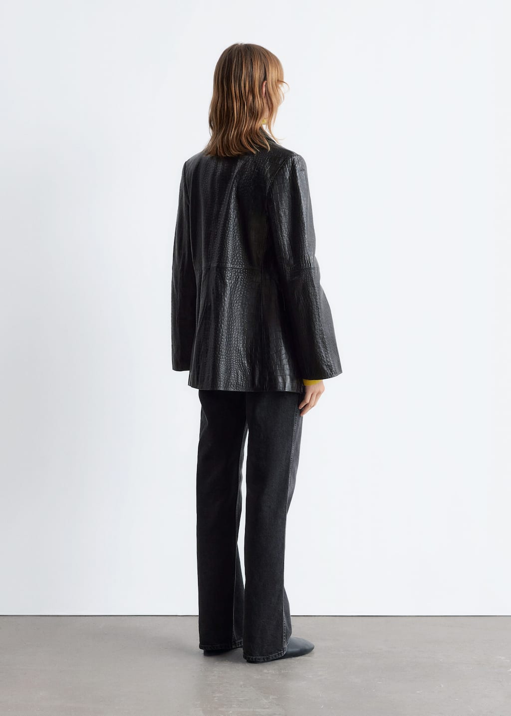 Image of High-Waist Straight-Leg Jeans
