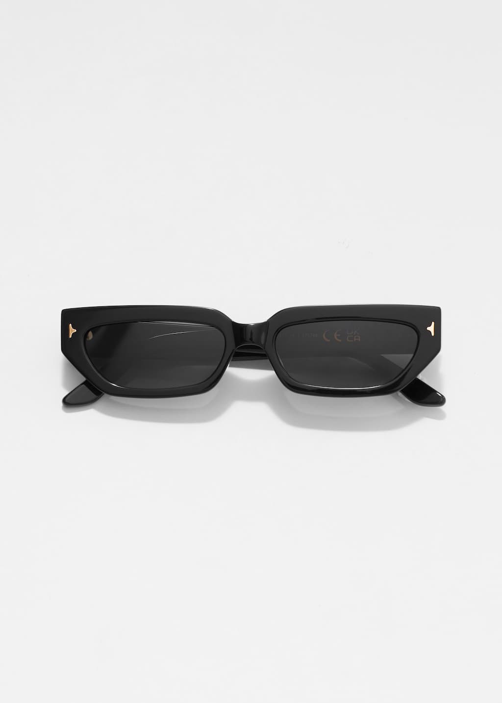 Narrow-Frame Acetate Sunglasses